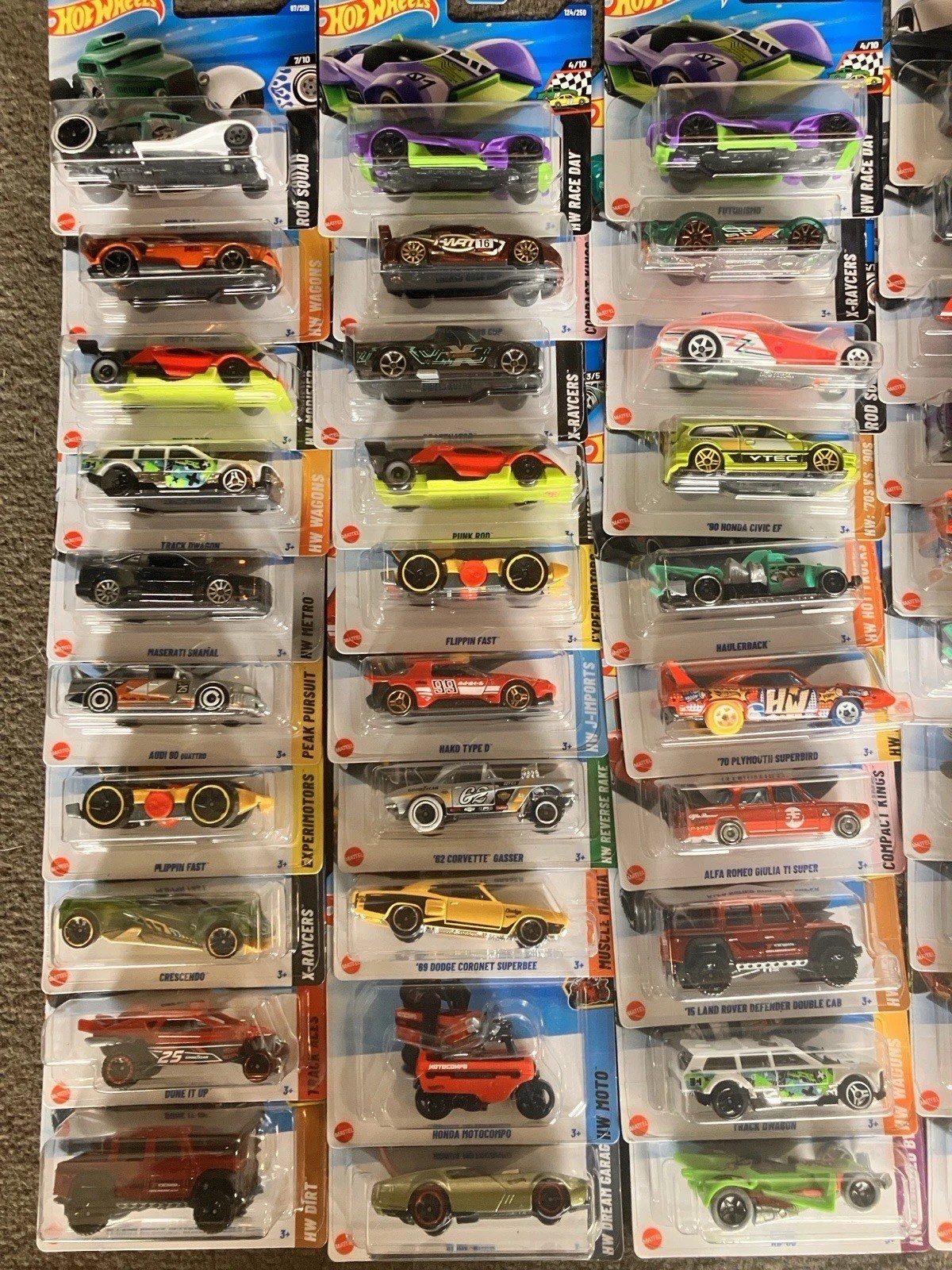 Hot Wheels 2025 Short Card Lot of 60 Various Models New In Package