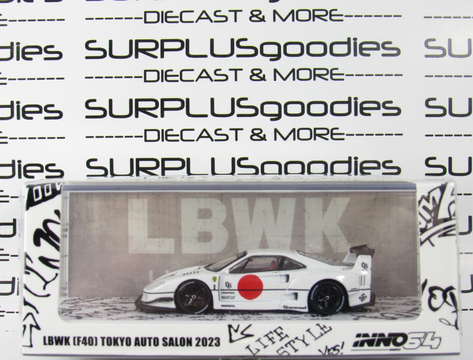 INNO64 2023 Tokyo Auto Salon Exclusive: LBWK FERRARI F40 #IN64-LBWKF40-TAS23