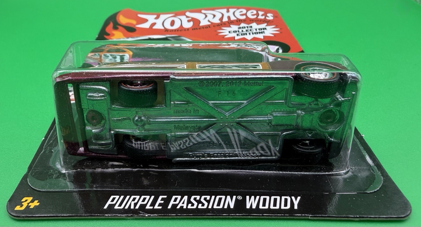 2013 Hot Wheels RLC Collector Edition Purple Passion Woody In Protector