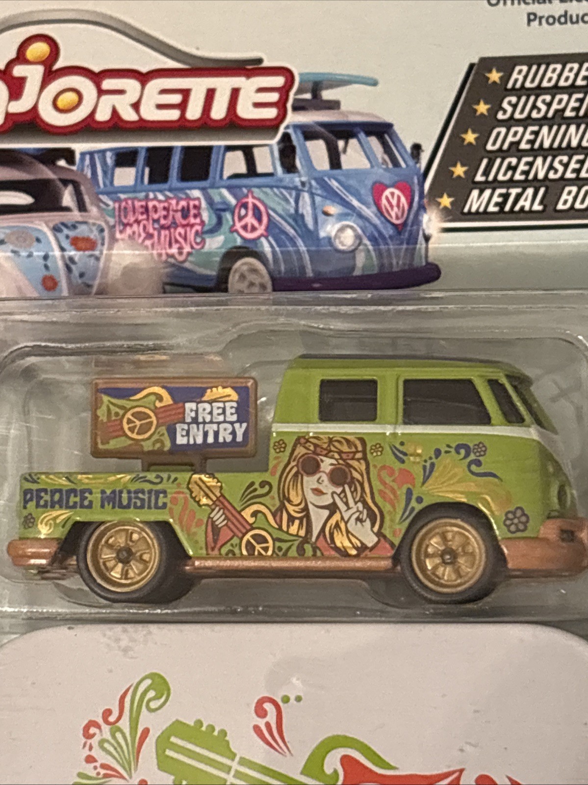 2023 Majorette ‘The Originals’ “Volkswagen T1” with Metal Storage Case, Unopened