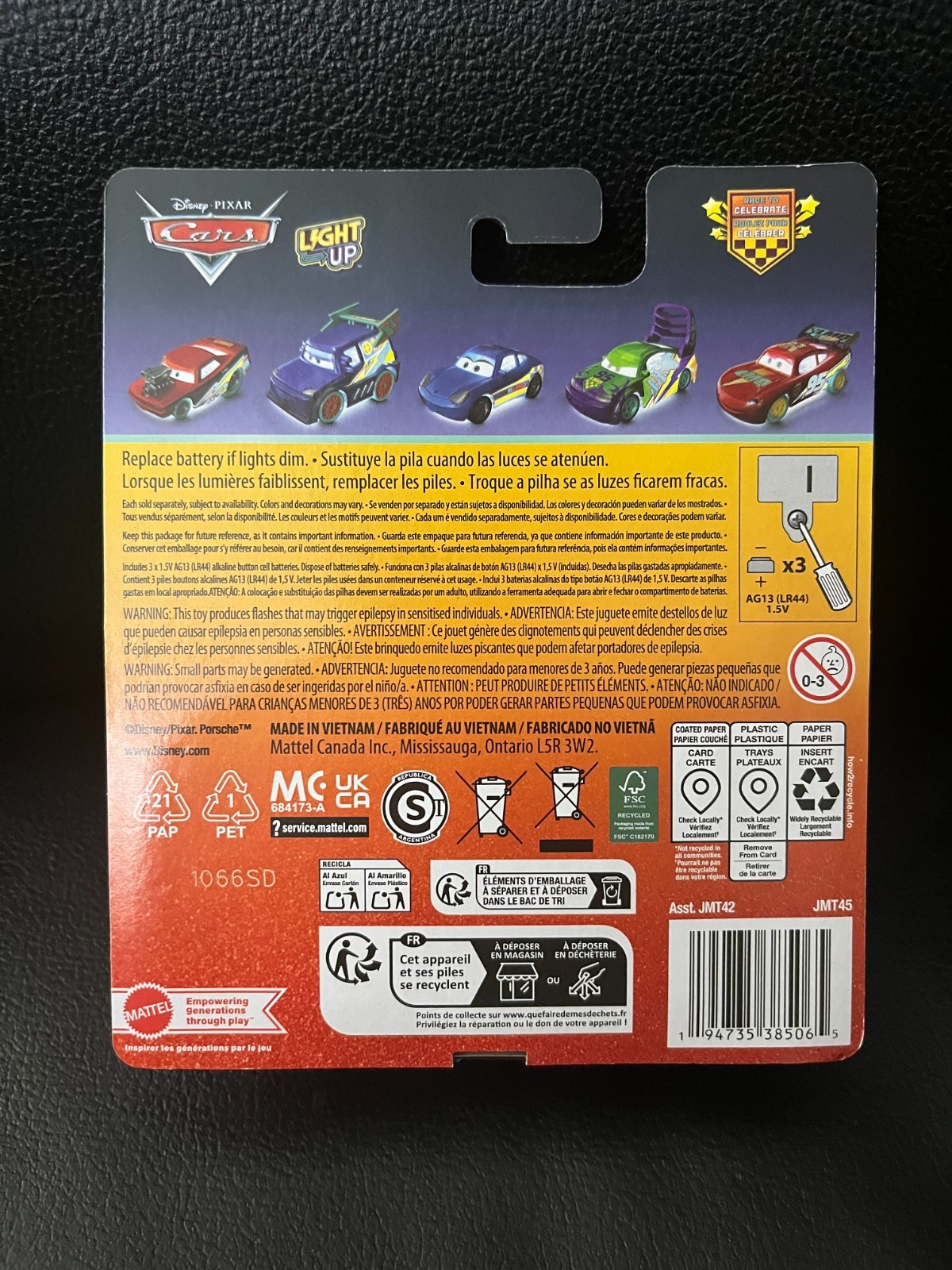 Mater (Mate) Disney Cars Light Up 1:55 New Ships Fast!