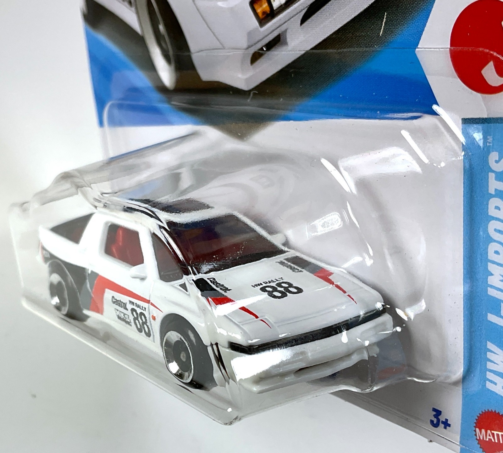 2026 Hot Wheels ’88 Mitsubishi Starion Hw J-Imports White, 1st Ed. #177