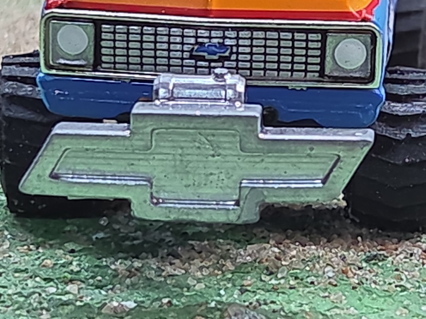 CUSTOM BUILT 1:64 4×4 GreenLight 1972 PULLING TRUCK puller Chevy CHEVEROLET Ertl
