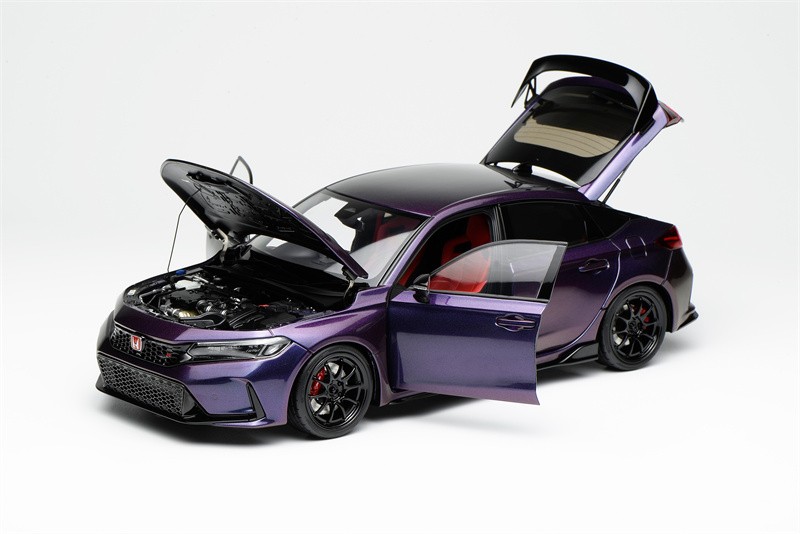Motorhelix 1/18 Honda Civic Type R FL5 Model Car Customized Dark green/Magic