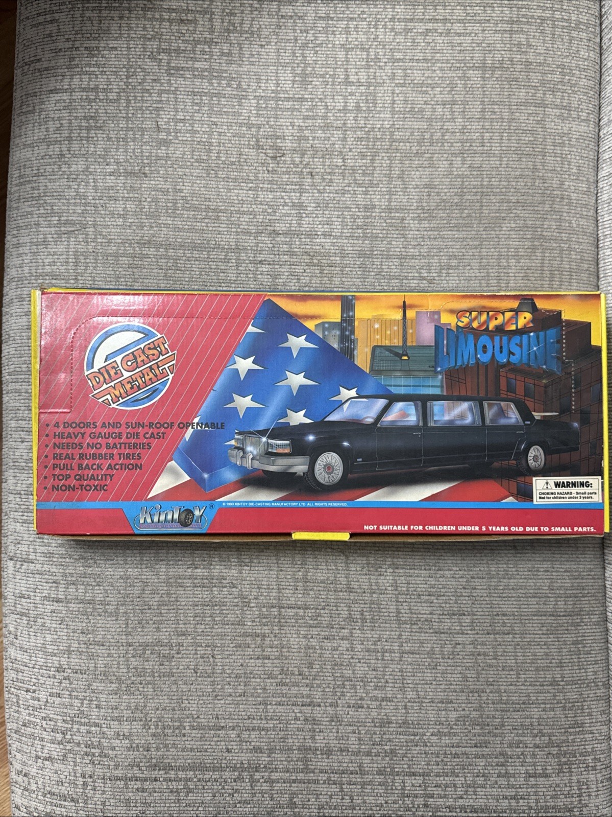12x Kintoy Stretch Limousine Limo Silver Gold Black White Diecast 5” Toy New Box