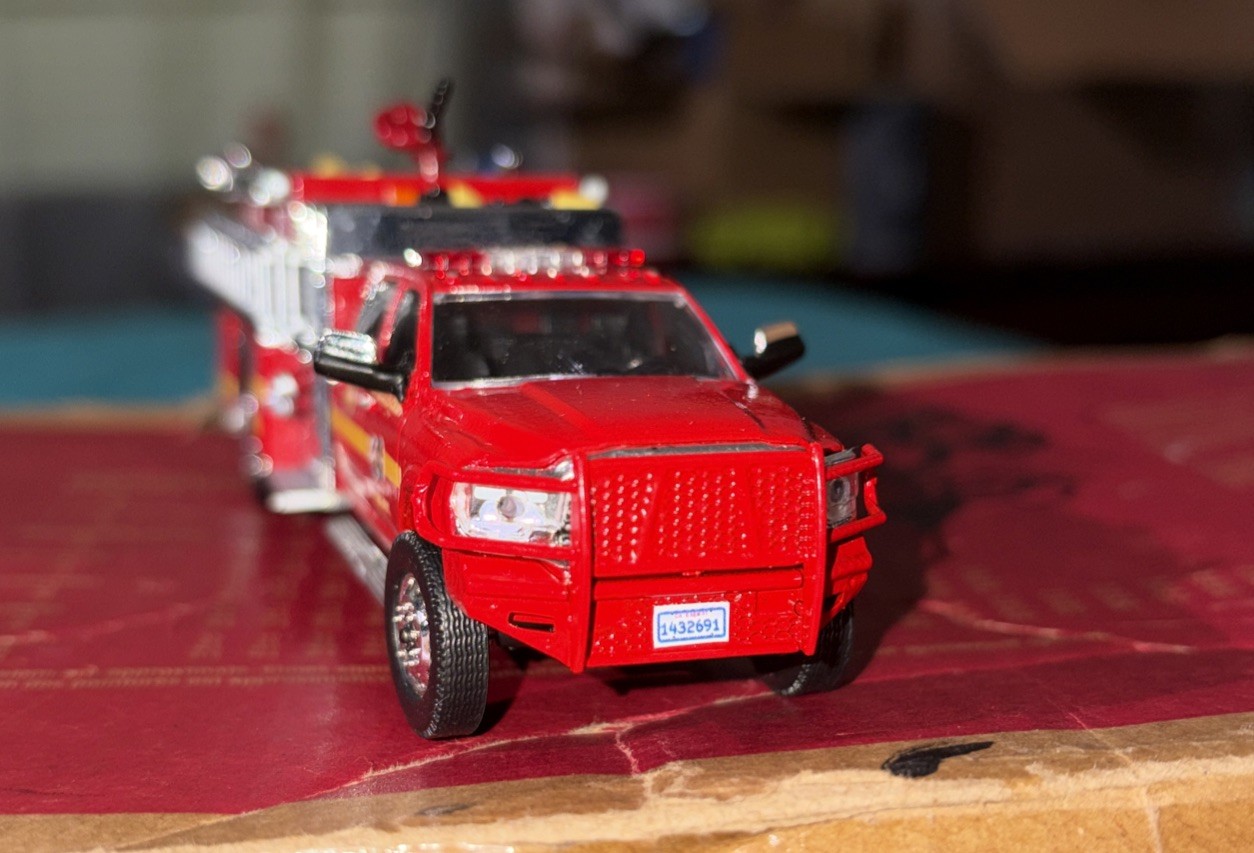 Kitbash Ram 5500 LAcFD Los Angeles County Fire Department Brush Patrol Truck 41