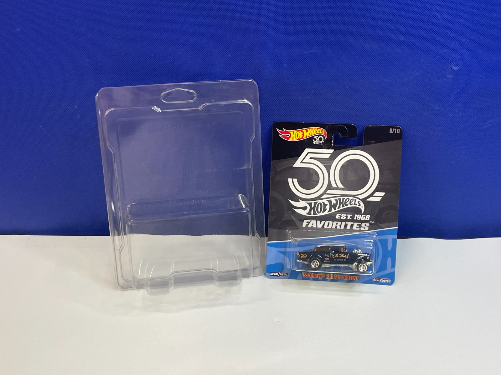 HOT WHEELS 1/64 PREMIUM 50 YEARS ’55 CHEVY BEL AIR GASSER BIG DEAL CHASE
