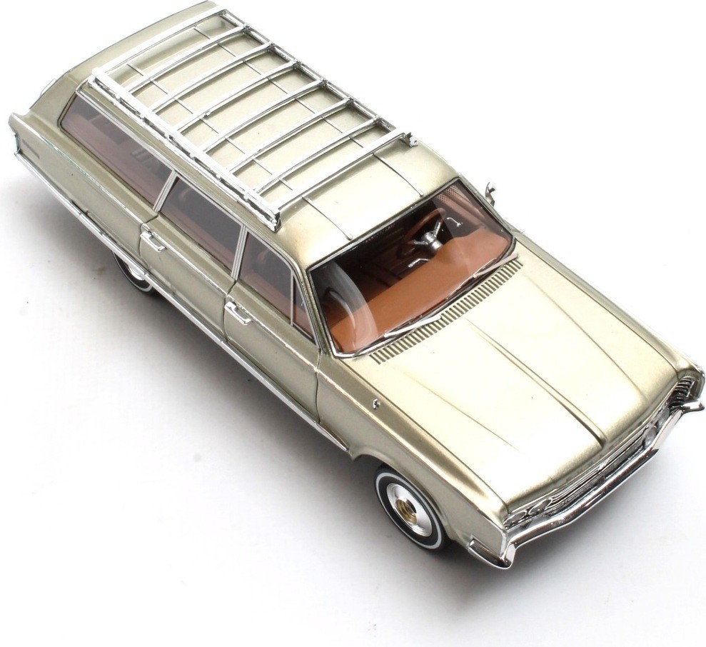 1966 Chrysler Town & Country Haze Green Poly in 1:43 scale by Matrix