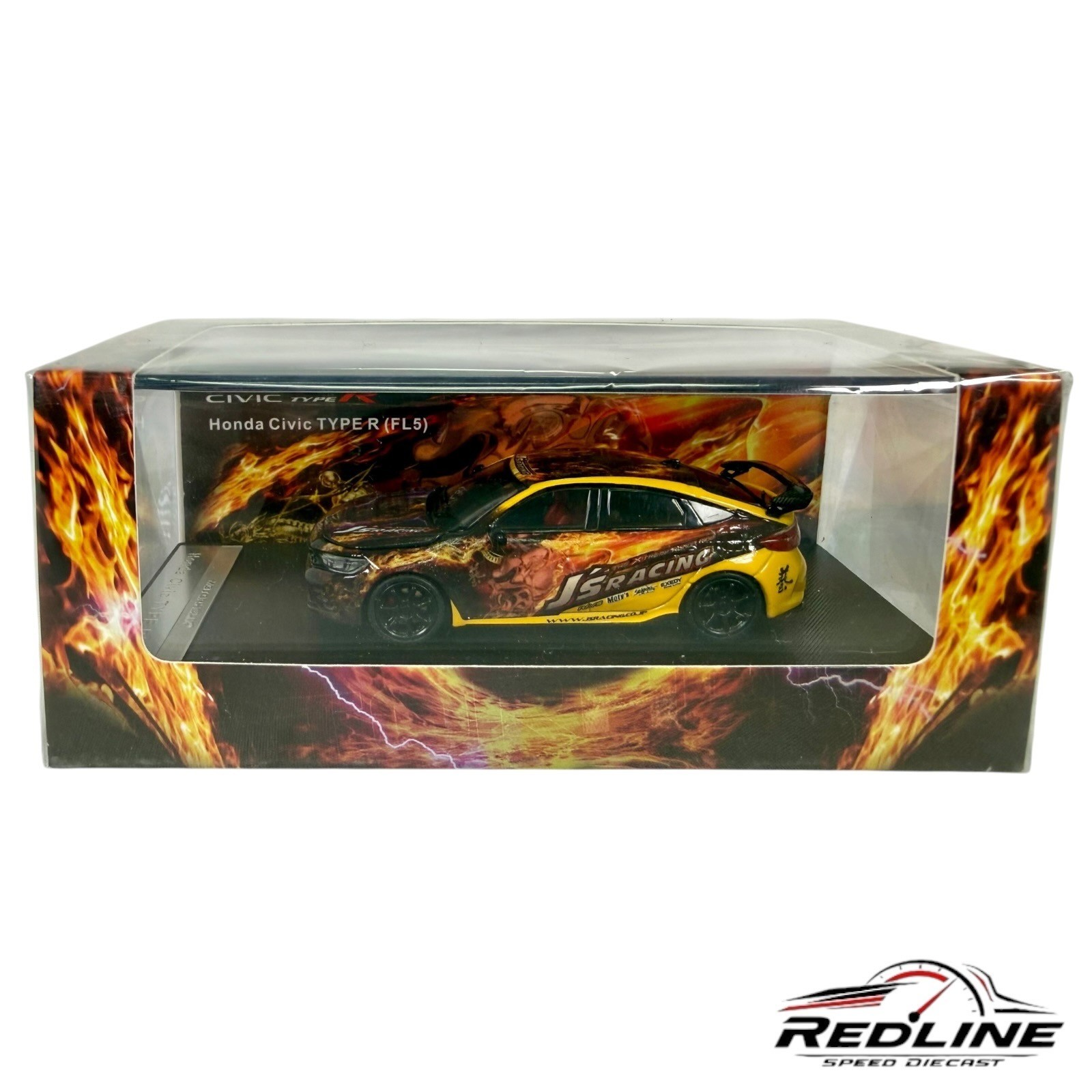 🎌🎌Motorhelix Honda Civic Type R ( FL5 ) J’s Racing Livery 1:64 H1🎌🎌