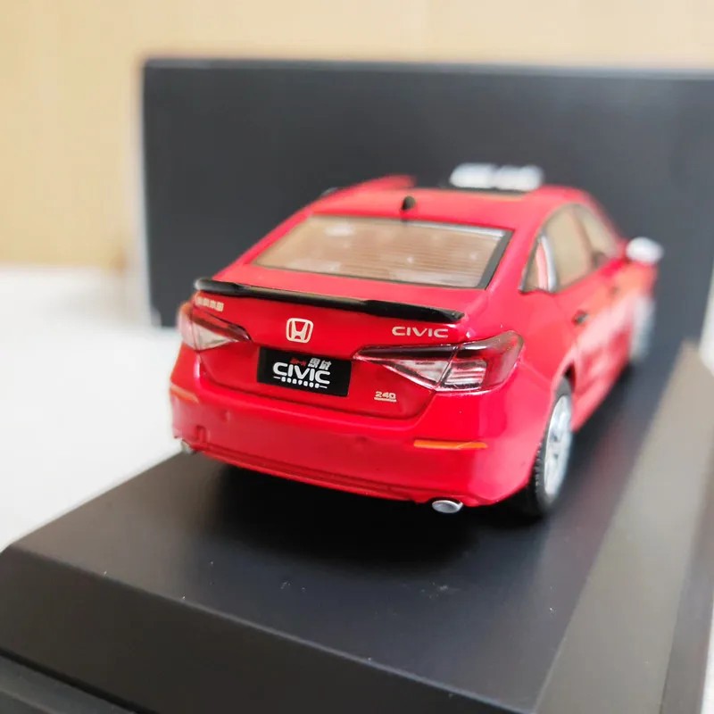 1:43 Honda Civic 2025 Alloy Sports Car Model Diecasts Metal Off-road Vehicles Ca