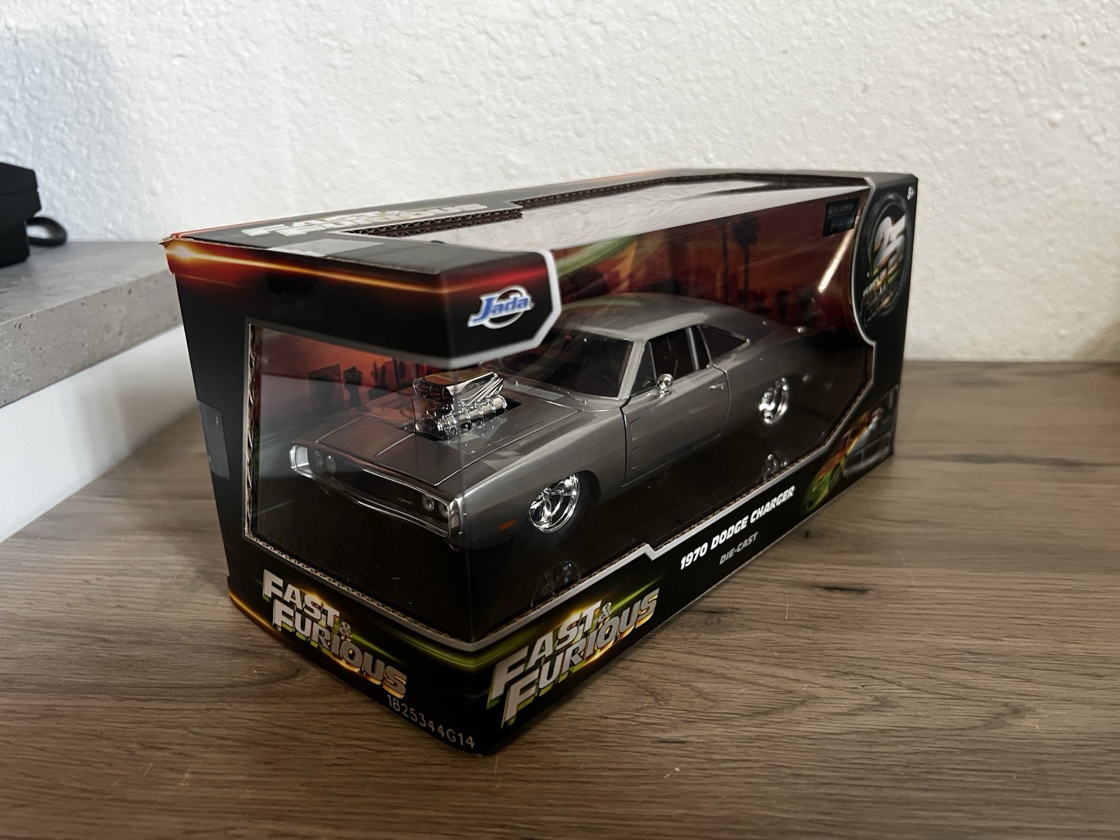 Jada Fast & Furious 1:24 1970 Dodge Charger Diecast Silver Unopened Box