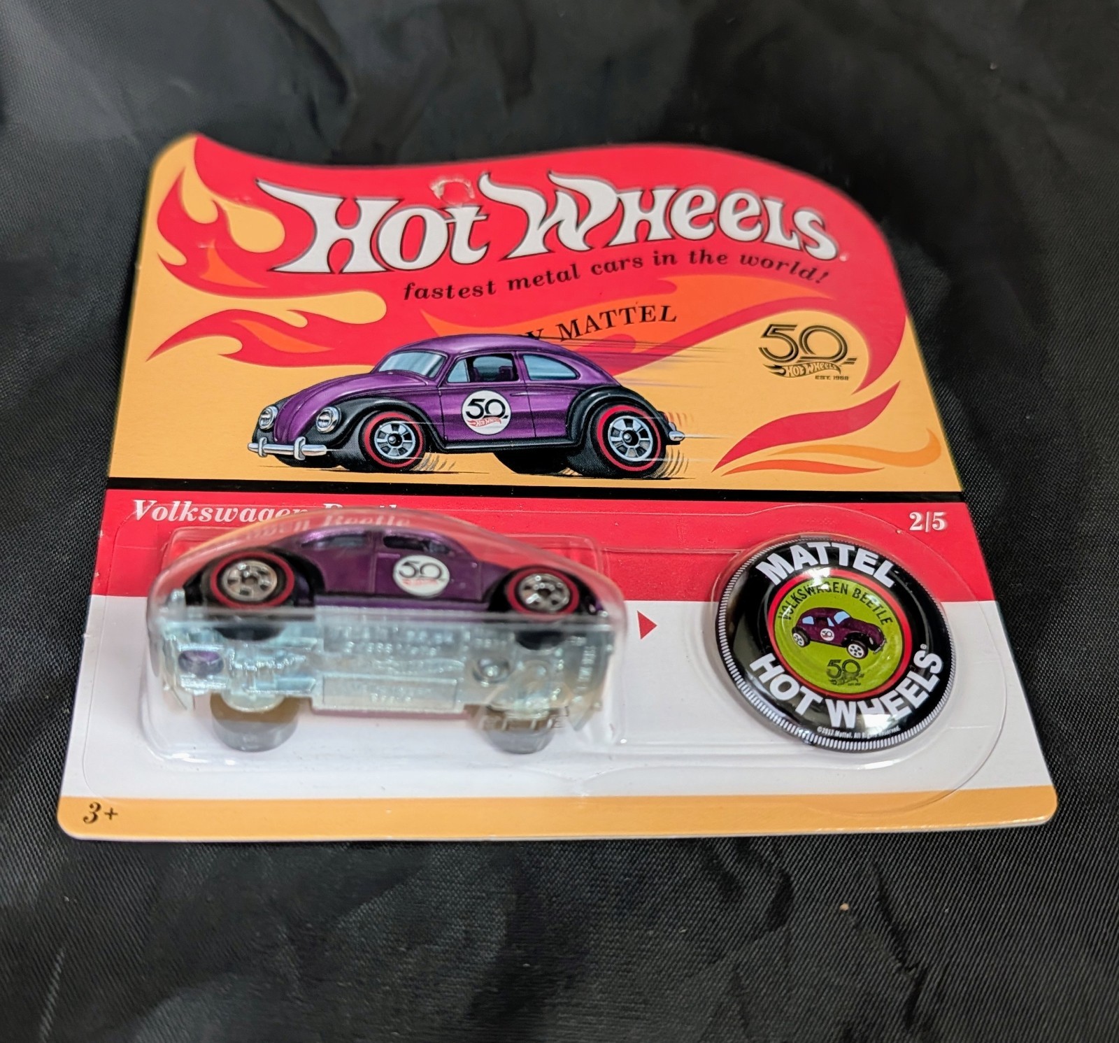 Hot Wheels Volkswagen Beetle Purple HW VW 50th Anniversary of Original 16