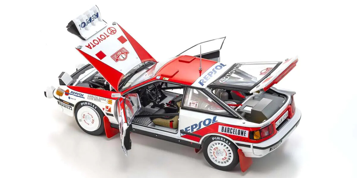 KYOSHO 1:18-scale Toyota Celica GT-FOUR (ST165) 1991 Monte Carlo #2 – 08961B