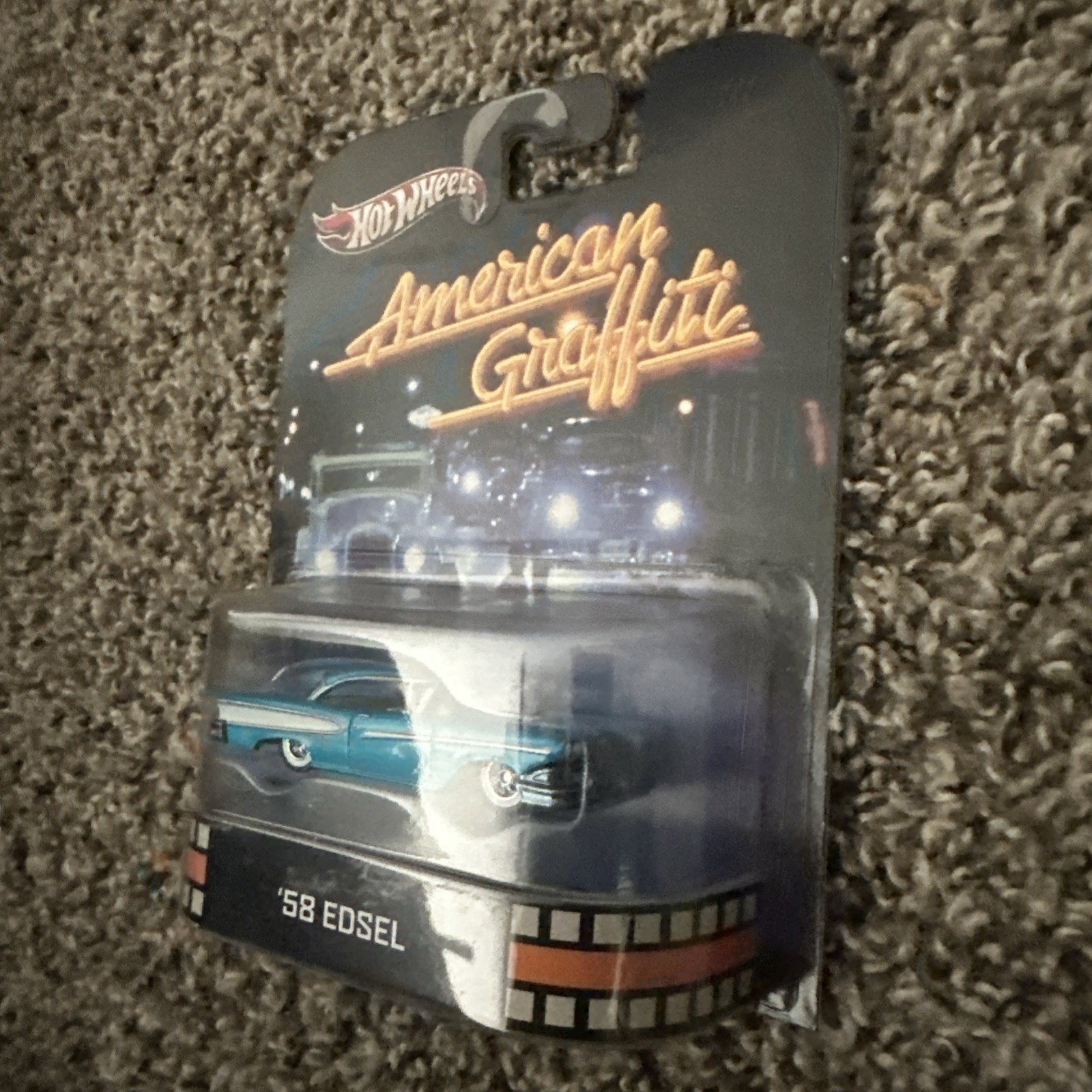 Hot Wheels American Graffiti 58 Edsel Teal White Retro Entertainment X8925 2012