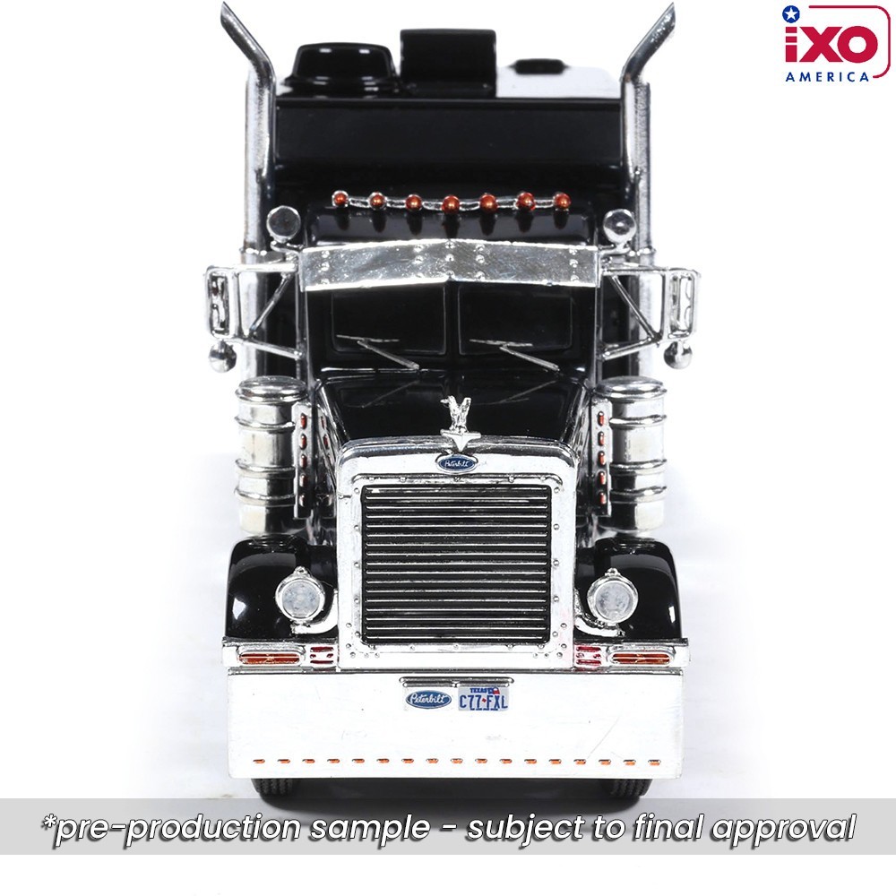 Peterbilt 379 Custom – Black Diecast 1:64 Scale Model – IXO 64TR016B