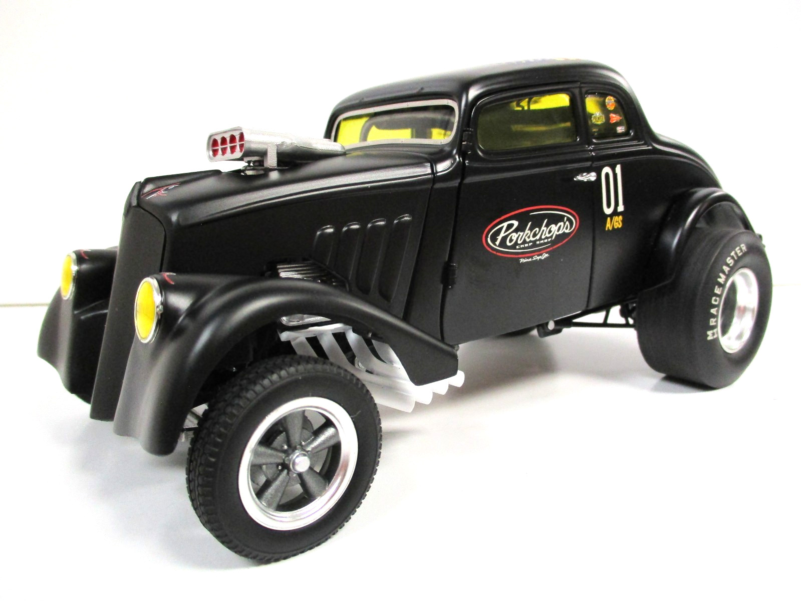 ACME – PORKCHOP’S 1933 WILLYS GASSER DRAG CAR – 1/18 DIECAST
