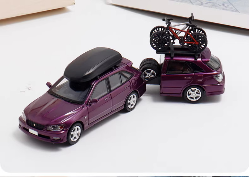 Mortal 1:64 Toyota ALTEZZA IS200 biting shark alloy car model ornaments