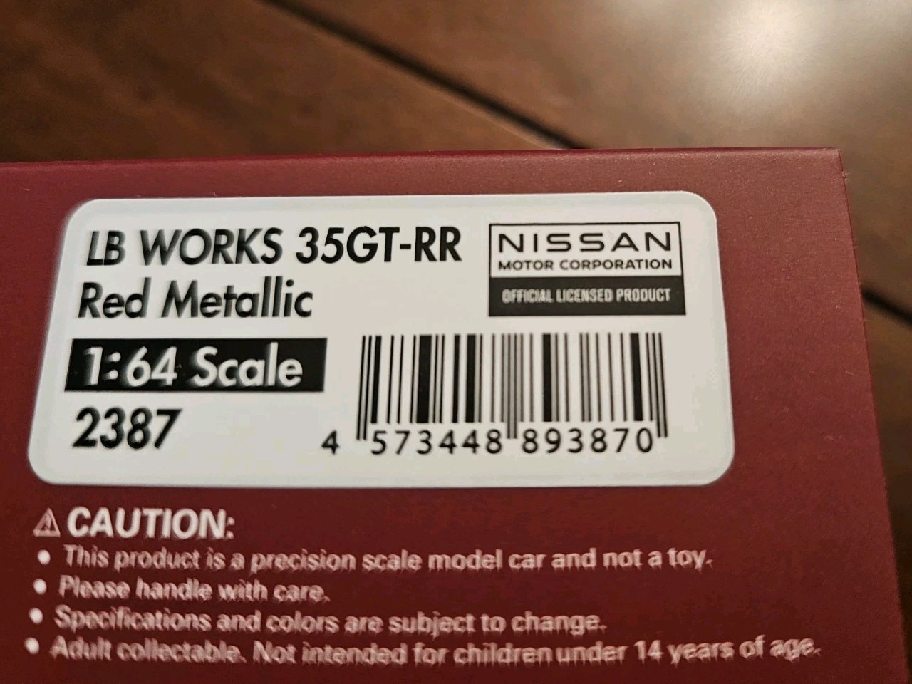 Ignition Model Liberty Walk Nissan GT35-RR Red Metallic 1/64 Scale