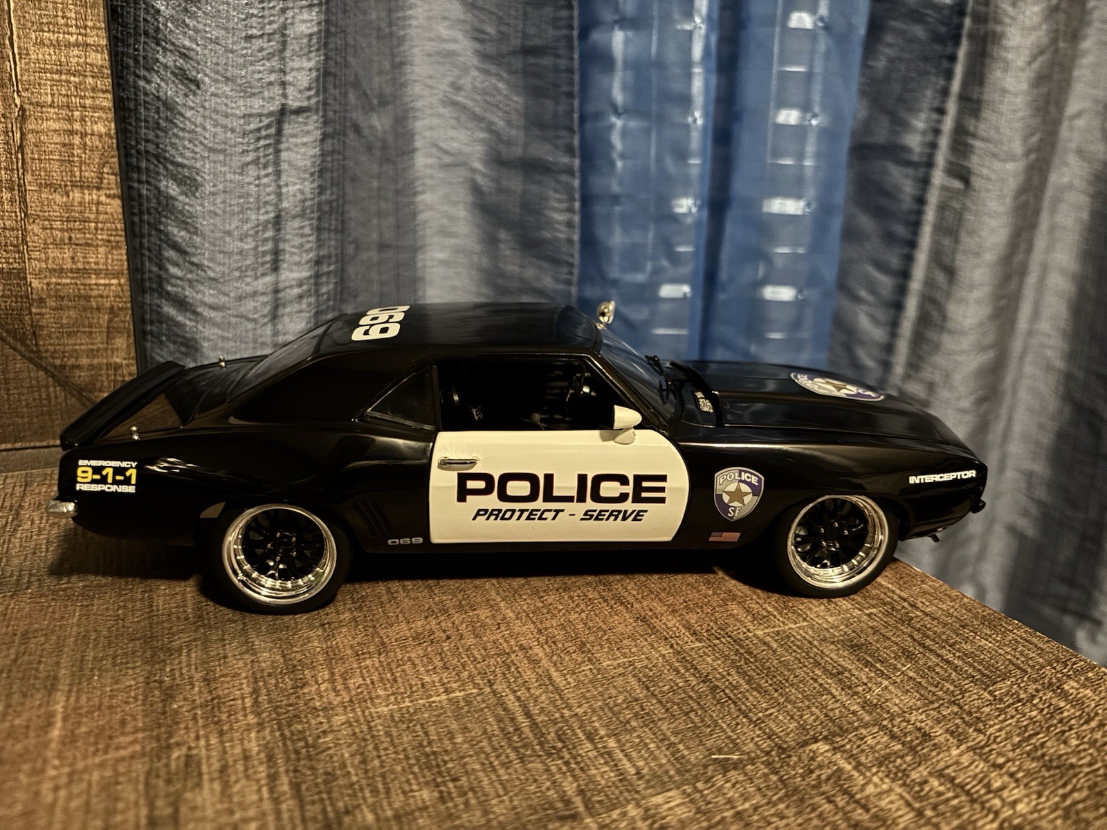 GMP Scale 1/18 1969 Chevrolet Camaro Street Fighter Police Interceptor #241 READ