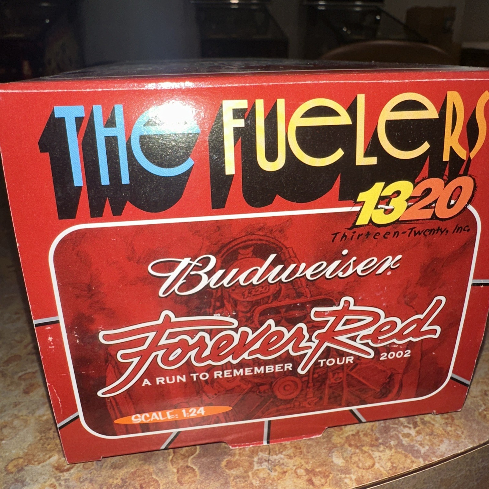 The Fuelers 1320 Kenny Bernstein Forever Red Budweiser Diecast Car #9101 1:24