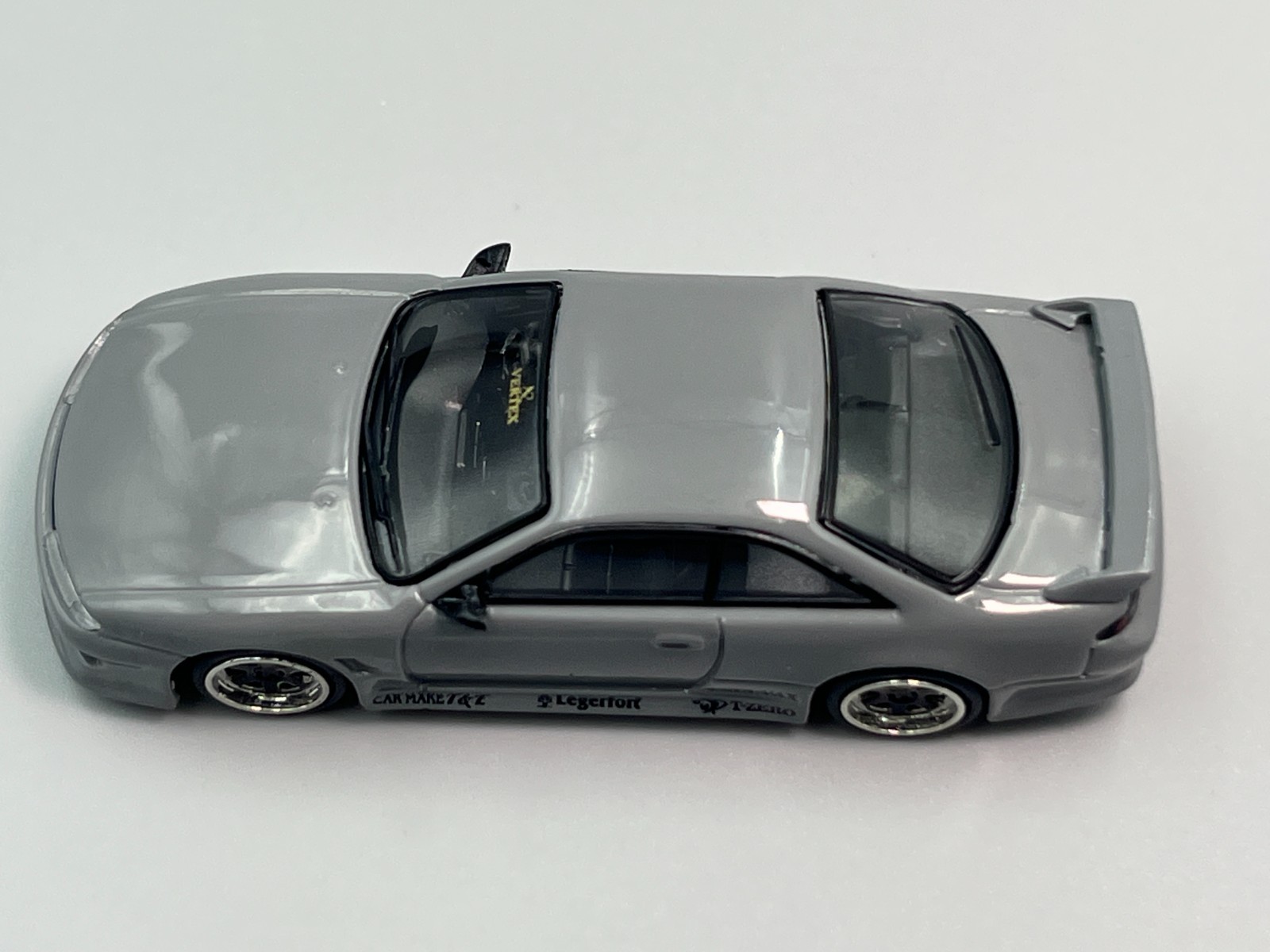 Nissan Silvia S14 240SX VERTEX Grey Tarmac Works 1/64 scale
