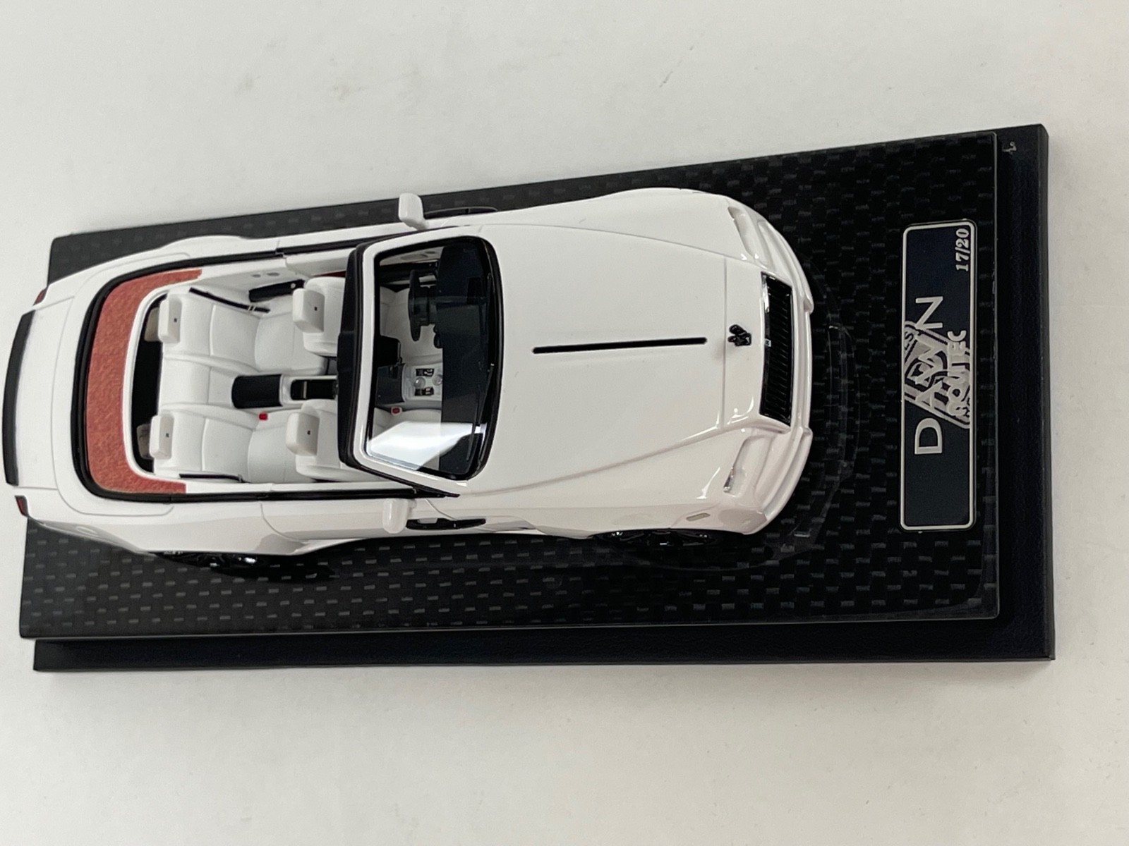 1/43 AB Models Rolls Royce Dawn Convertible Novitec White / White Lmd 20 pcs 4D