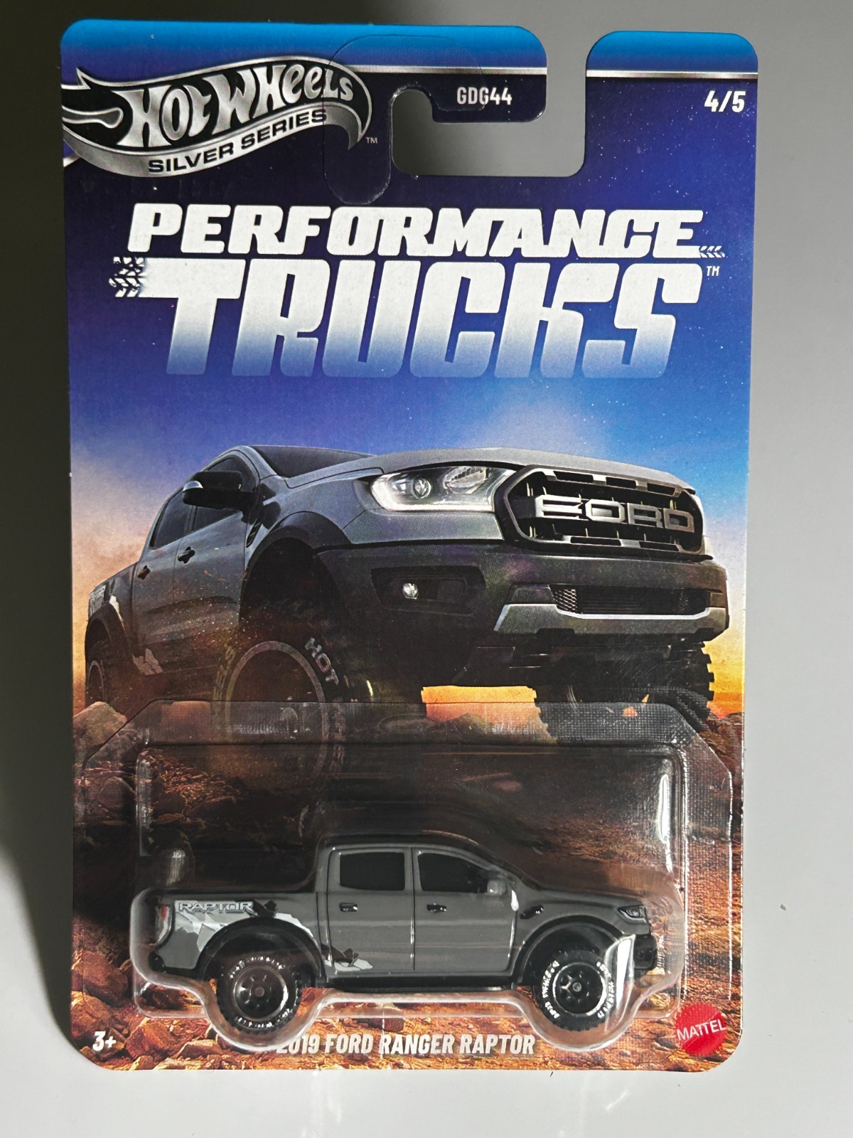 2026 Hot Wheels Silver Series Performance Trucks #4 2019 Ford Ranger Raptor