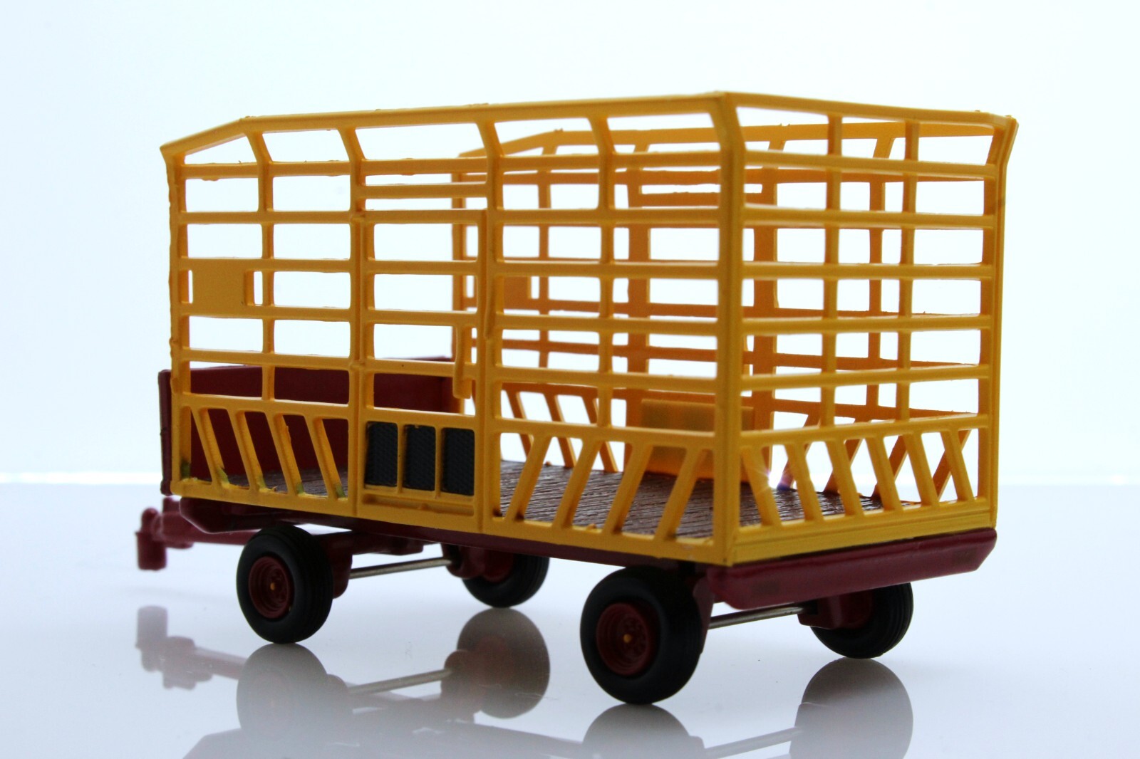 Farm Hay Bale Throw Wagon Trailer For Pickup Truck Diecast Models 1:64 Scale