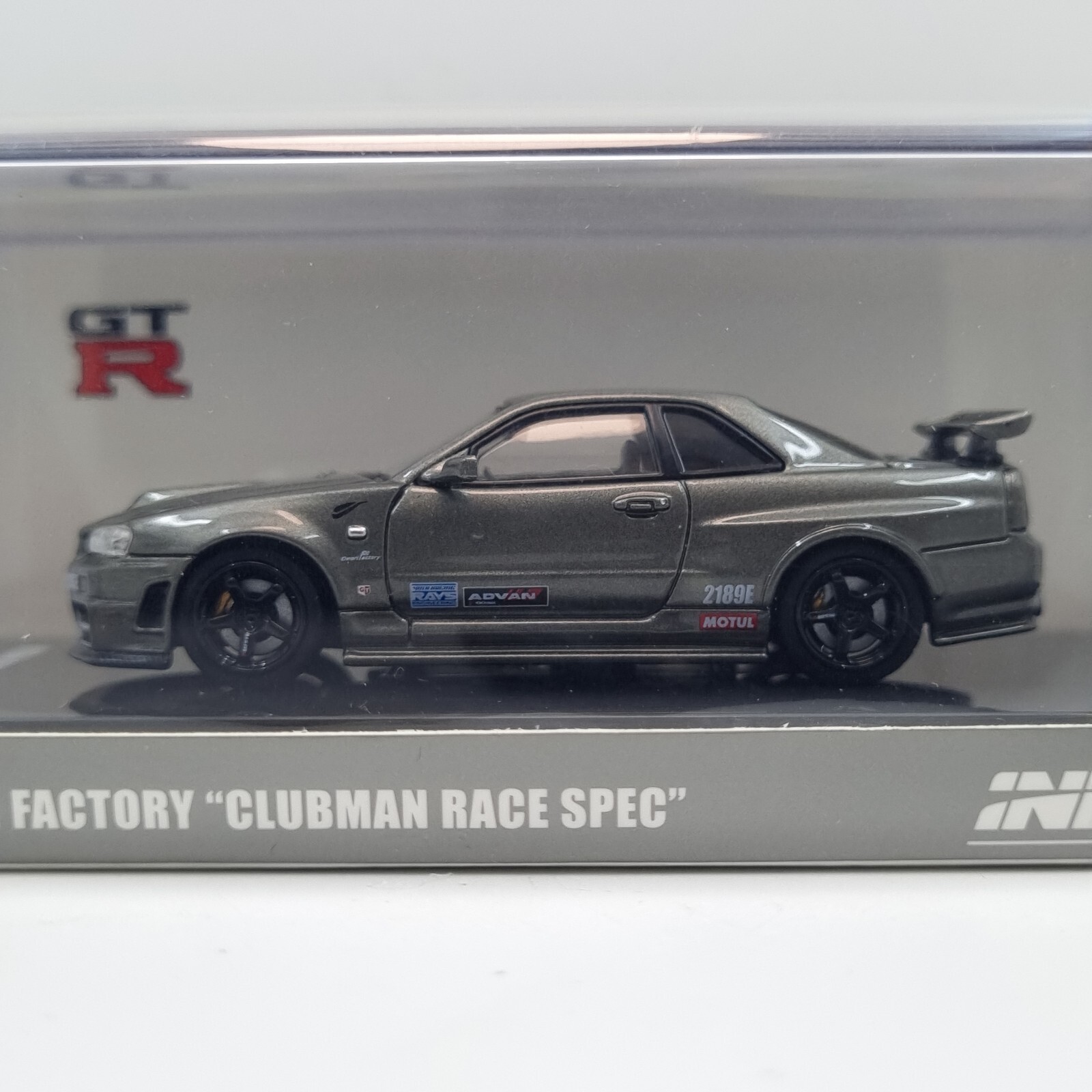 INNO64 NISSAN SKYLINE GT-R R34 OMORI FACTORY CLUBMAN RACE SPEC SEALED