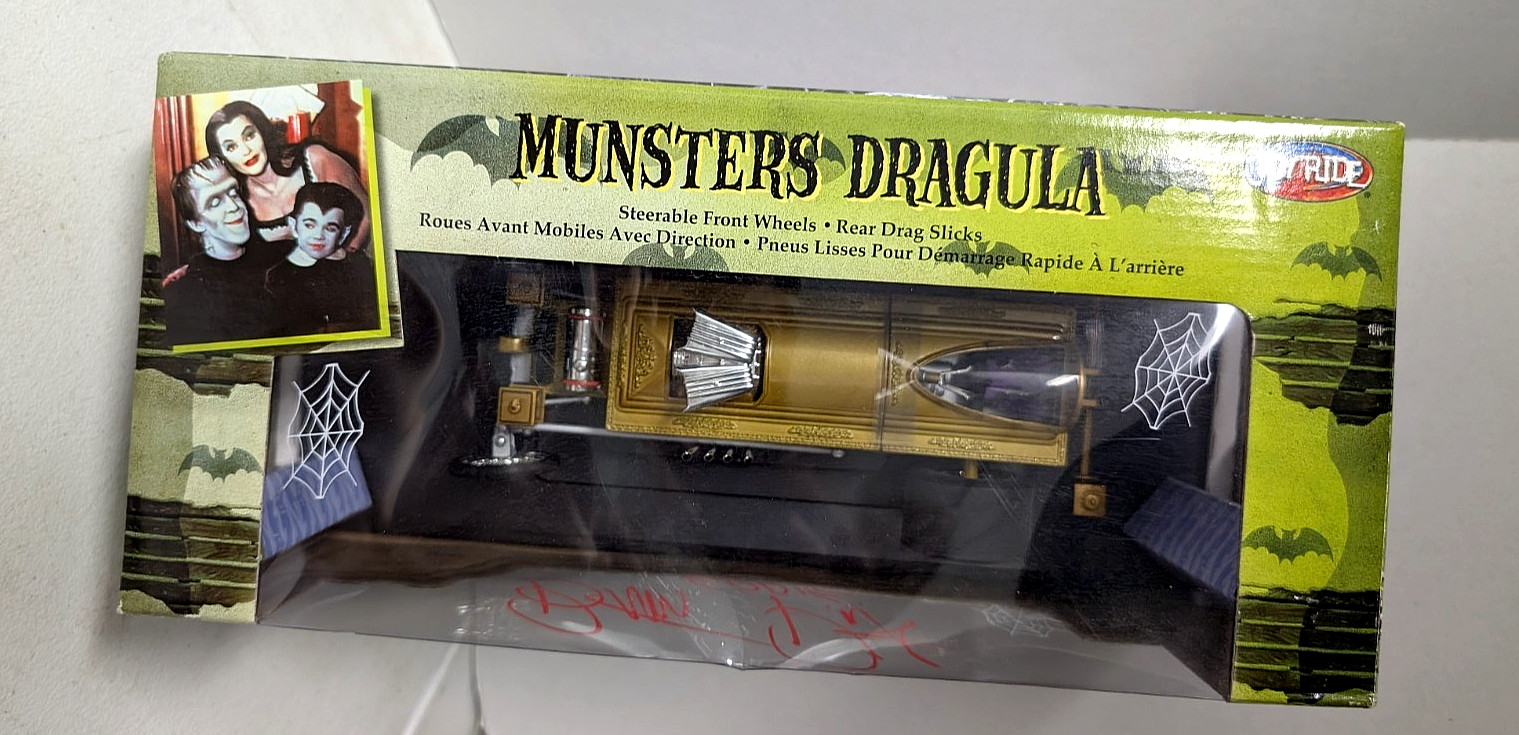 Munsters Dragula Coffin Body Dragster & Photo Signed by Butch Patrick “Eddie”