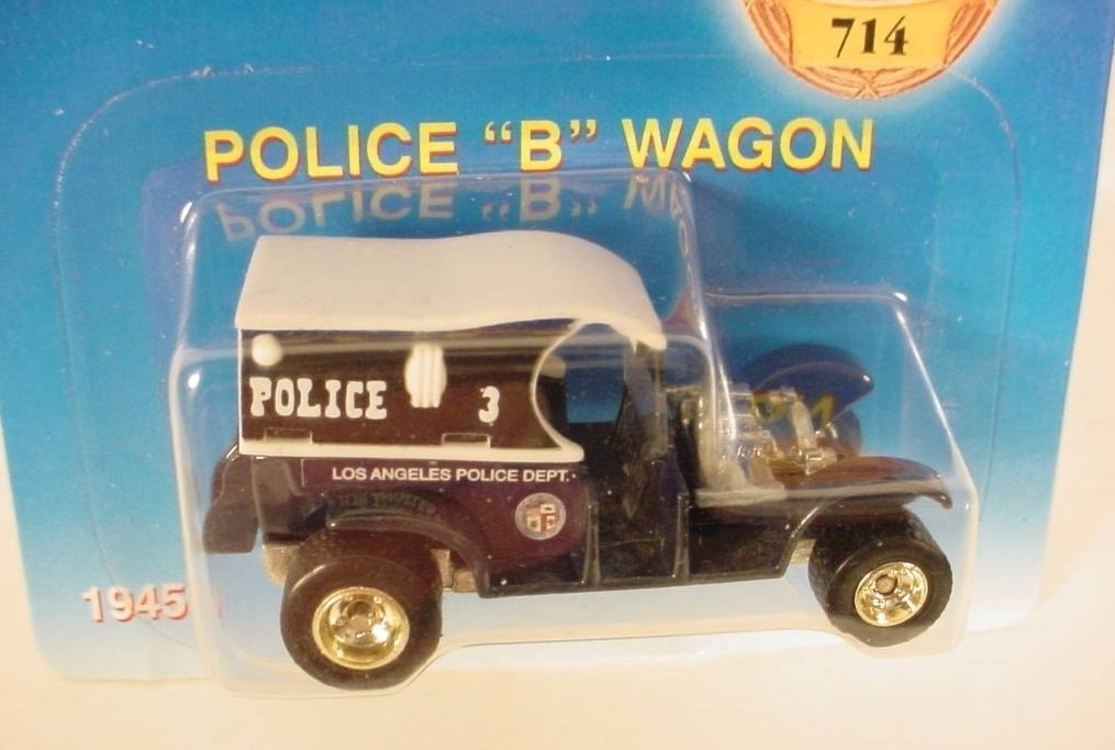 Hot Wheels LAPD Paddy Wagon-Real Riders