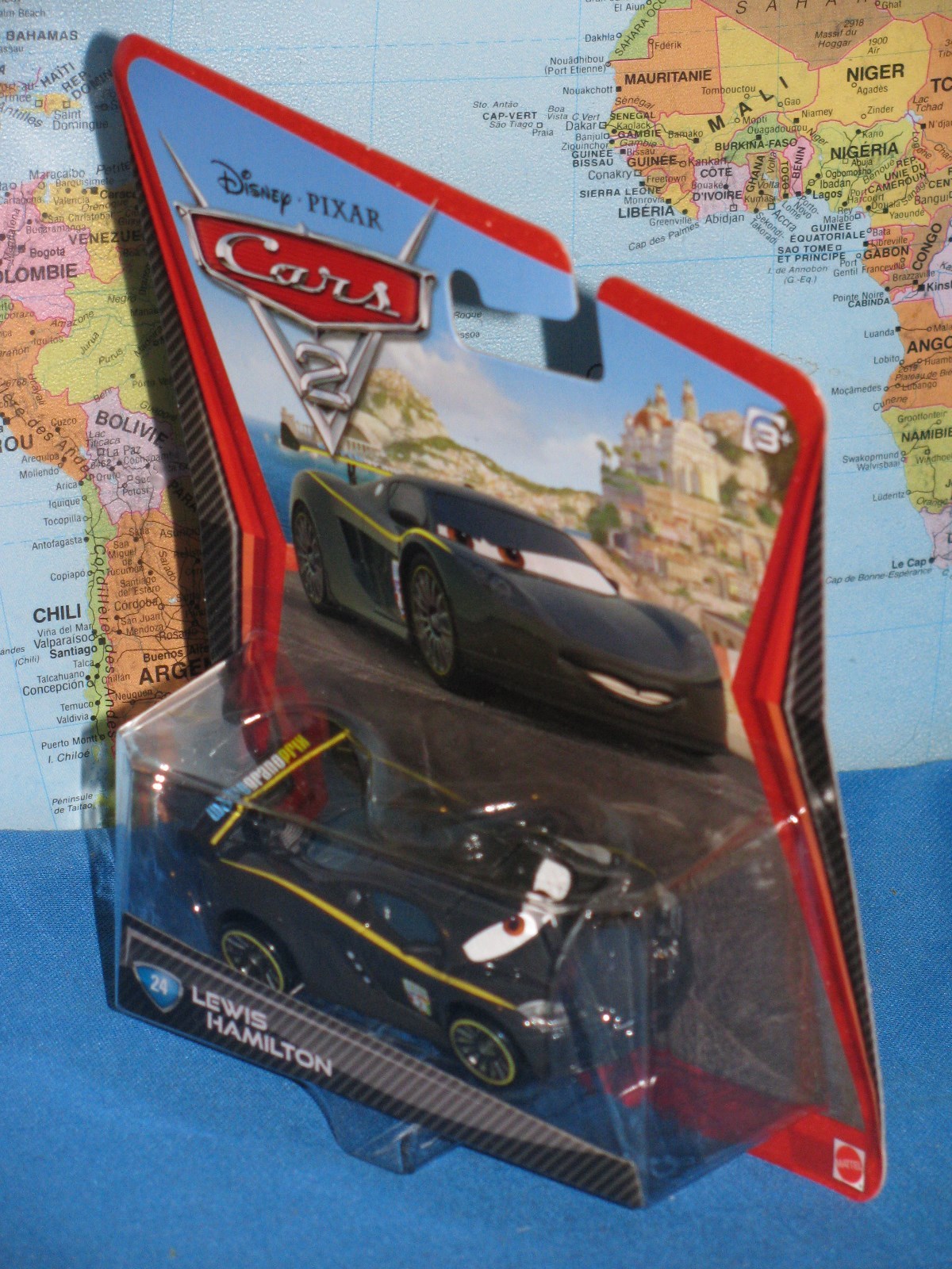 DISNEY PIXAR CARS 2 LEWIS HAMILTON #24 ***BRAND NEW & VHTF***