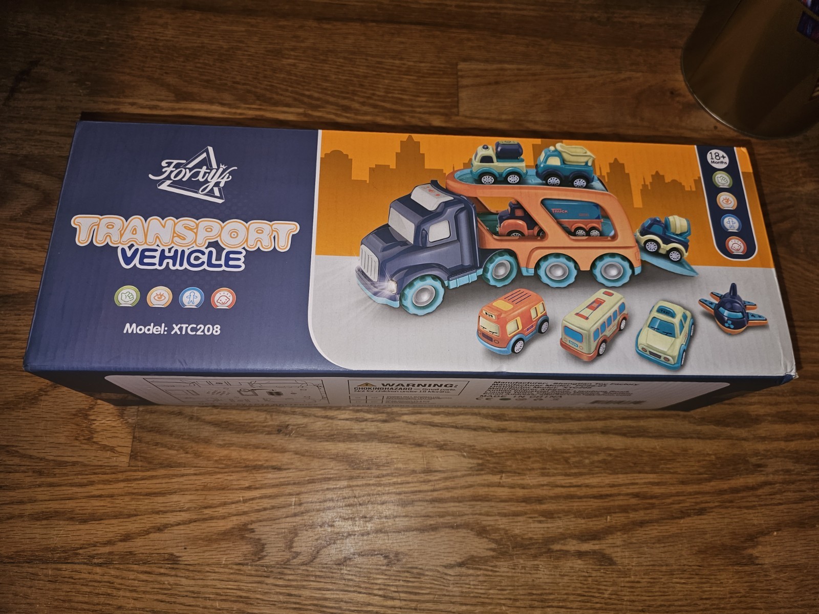 9 Pack Cars Toys for 2 3 4 5 Years Old Toddlers Boys and Girls Gift, NEW