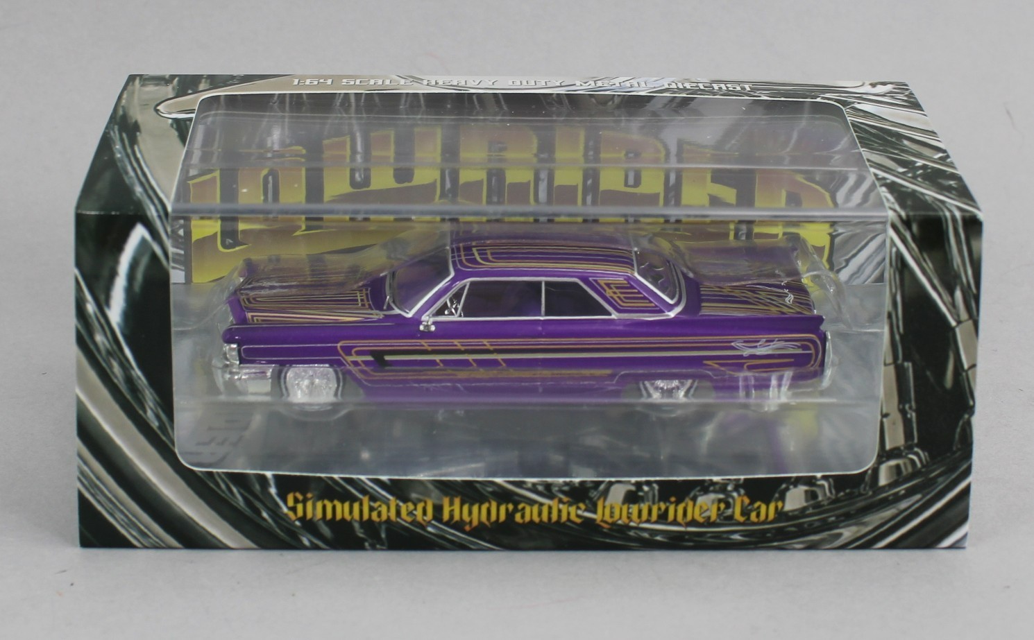 1:64 *97M* PURPLE 1964 Cadillac Coupe DeVille *LOWRIDER* NIB