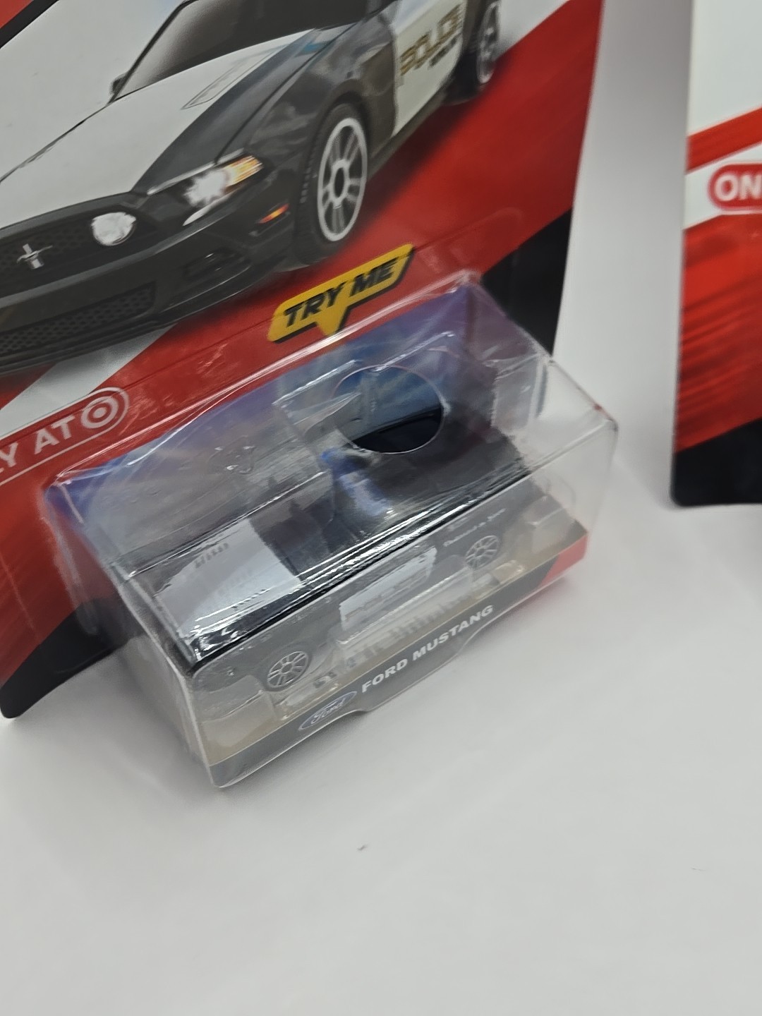 JADA TARGET HERO PATROL Lights & Sounds Ford MUSTANG POLICE SHERIFF Black Blue