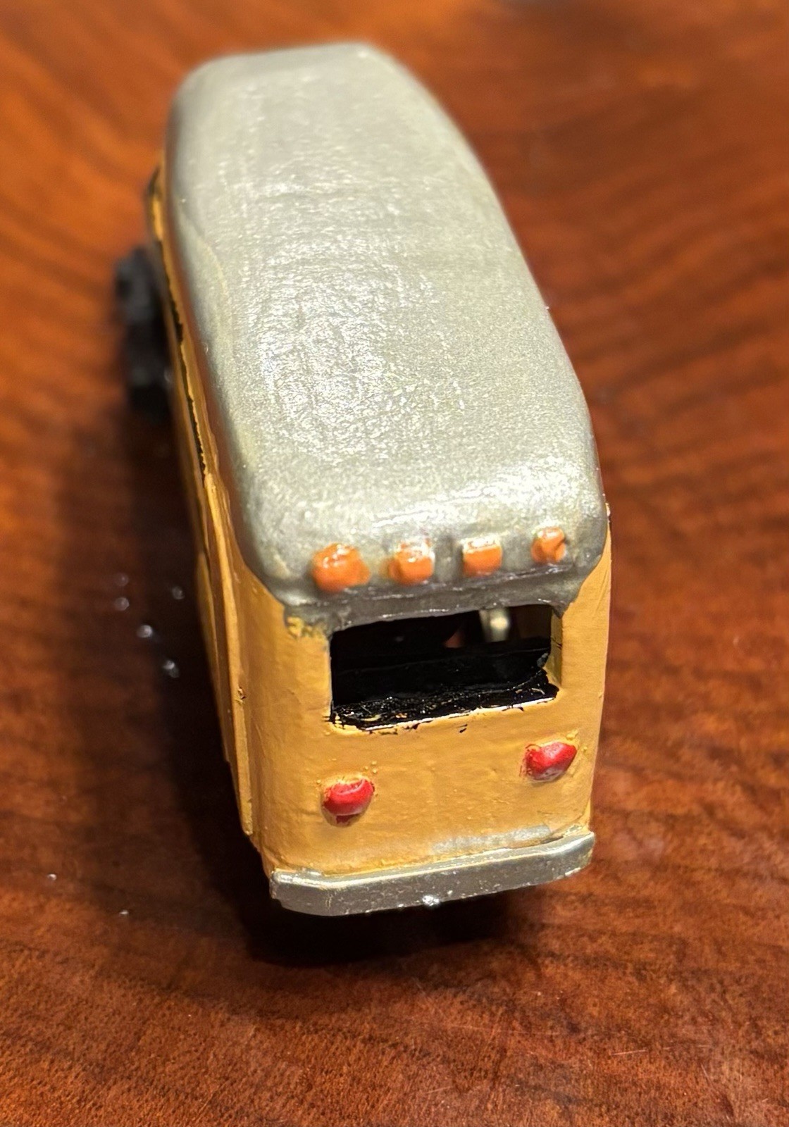 HO Gauge 1935 Powered Rail School Bus—Heavy Metal—Custom Built