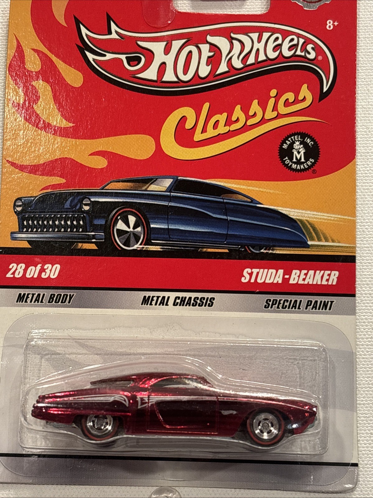Hot Wheels Classics Studa-Beaker CHASE w RRs on 2008 card