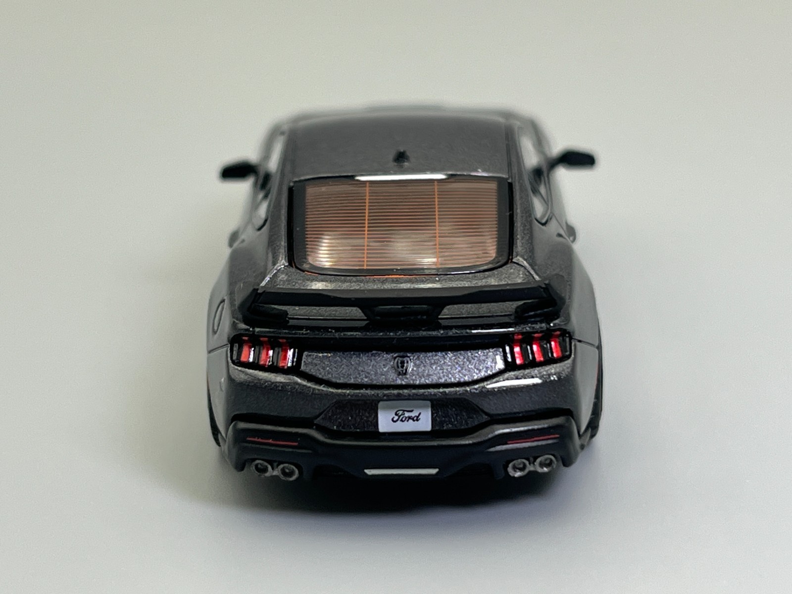 Ford Mustang Dark Horse Carbonized Gray S650 MiniGT 957 1/64 scale