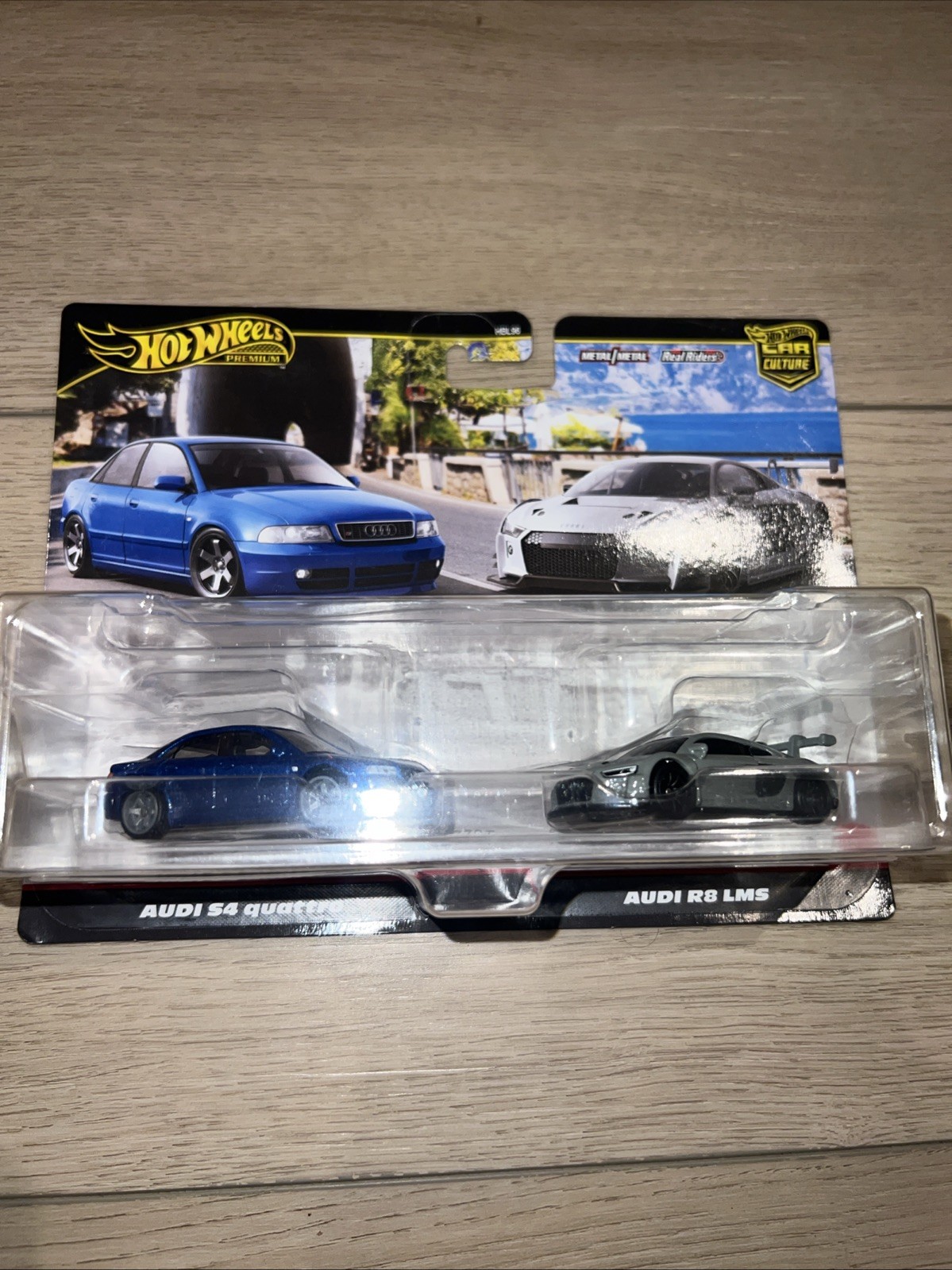 2024 Hot Wheels Premium Car Culture Twin 2 Pack Audi S4 Quattro & Audi R8 LMS