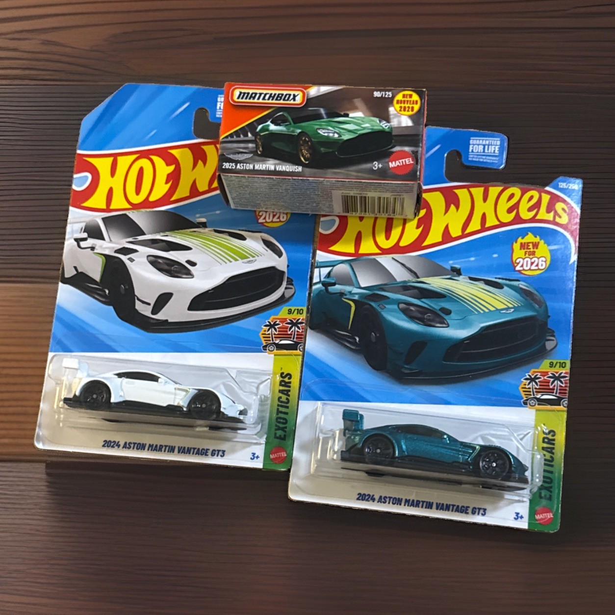2026 Hot Wheels EXOTICS 2024 Aston Martin Vantage X2 + 2026 Power Grab VANQUISH