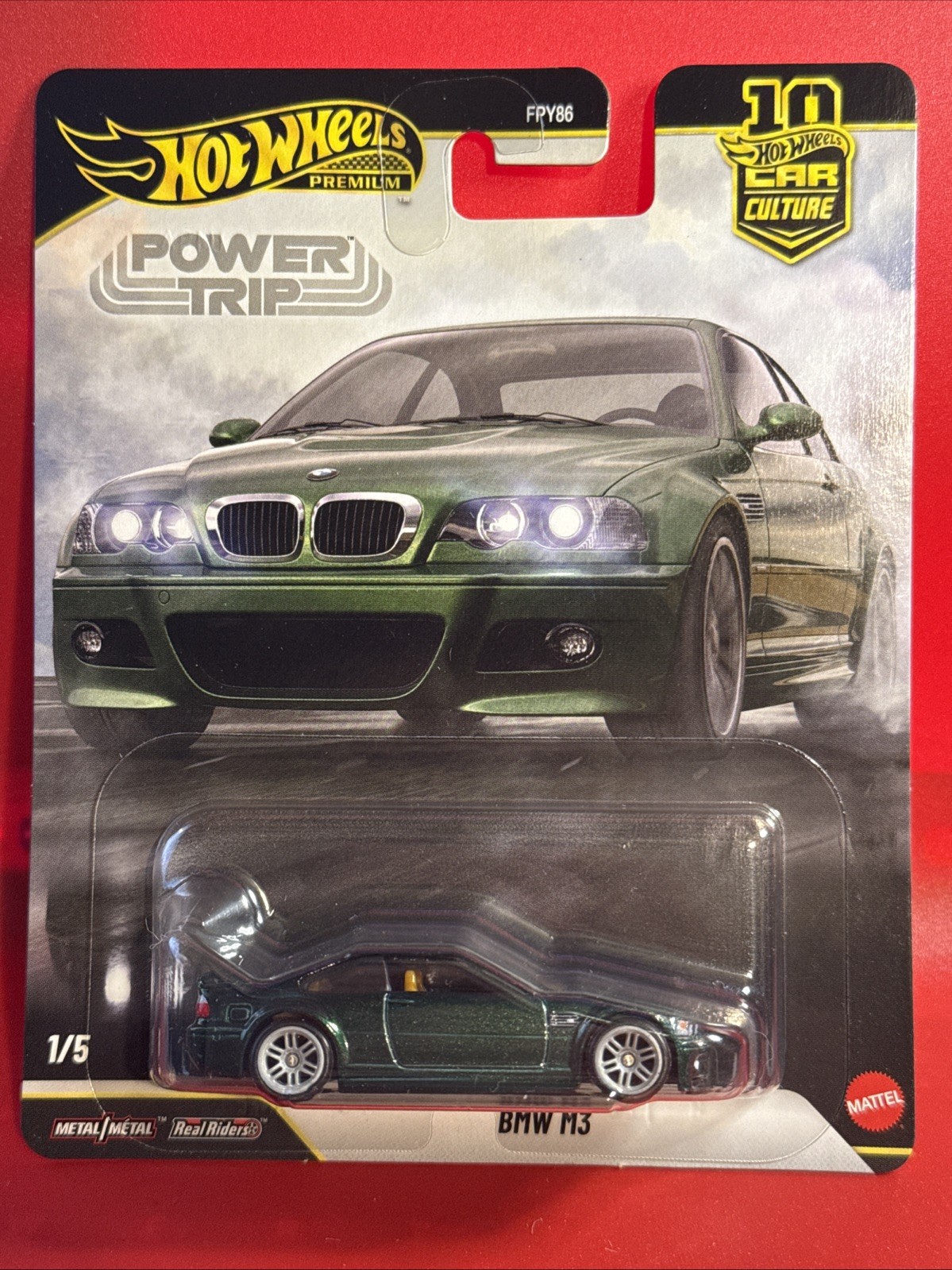 Hot Wheels BMW M3 E46 Green Power Trip FPY86-961 R 1/64
