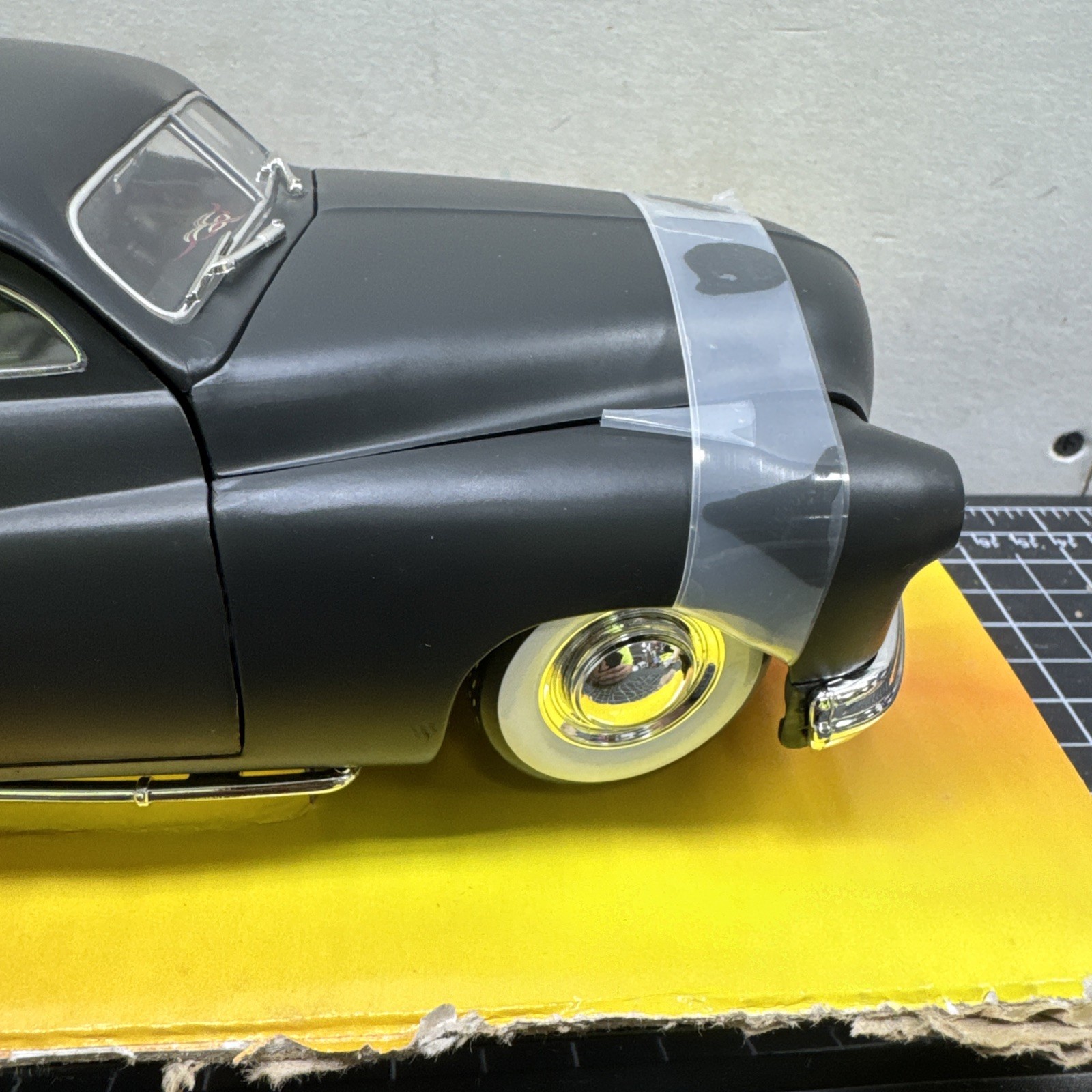 1/18 Diecast 1951 Chopped Mercury, Matt Black, American Muscle (2000) No BOX D3
