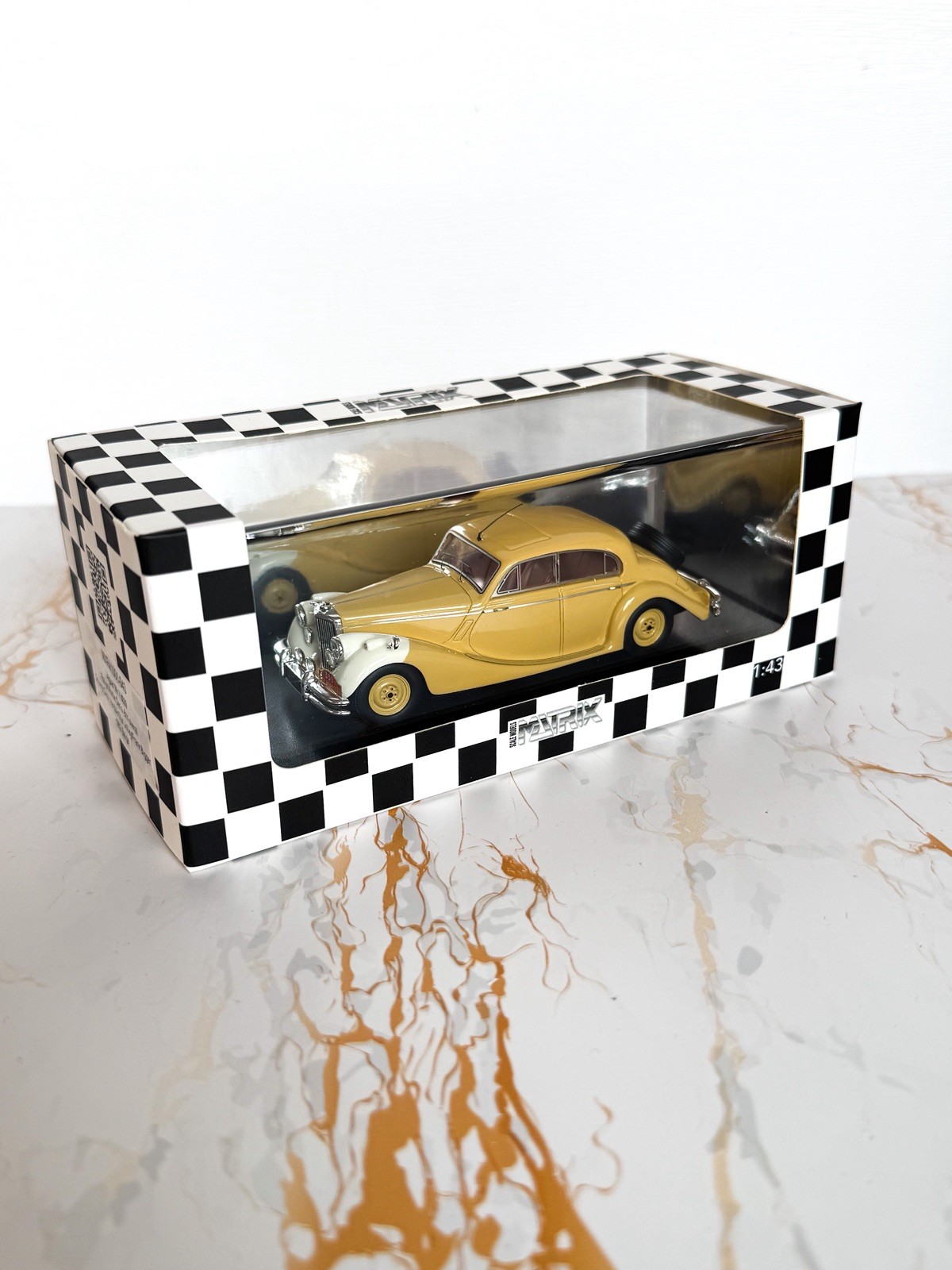 Matrix 1:43 Jaguar MK V #339 1953 Monte Carlo Rally 5th Resin Model MXR41001-043