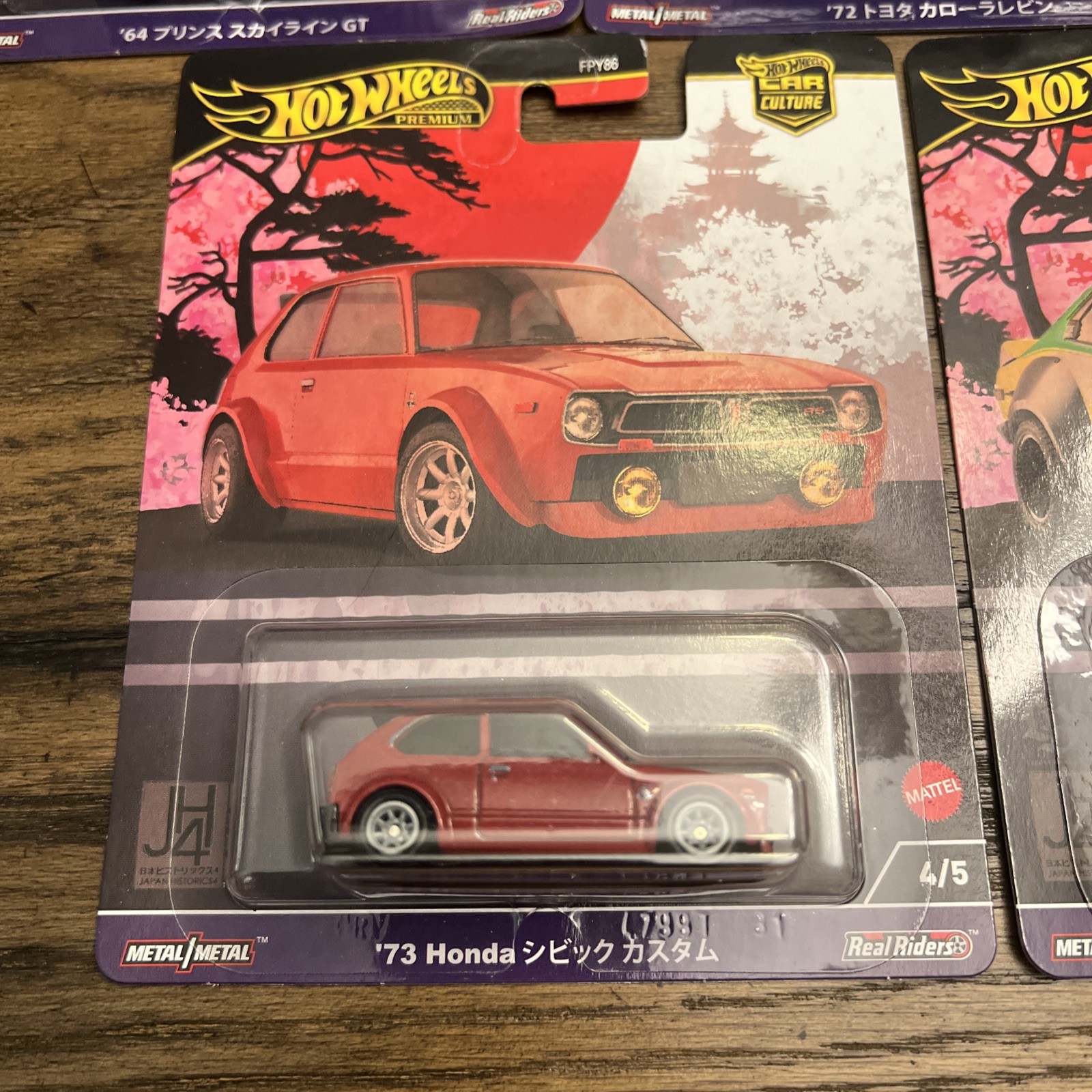 Hot Wheels Car Culture Japanese Cars Set 1-5