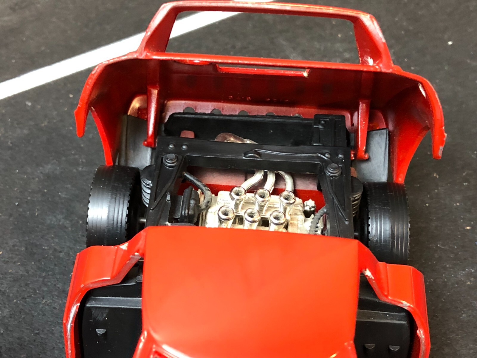2 – Imperfect MARTOYS ITALY 1:24 Diecast RED/COPPER LANCIA STRATOS #0108 No Box
