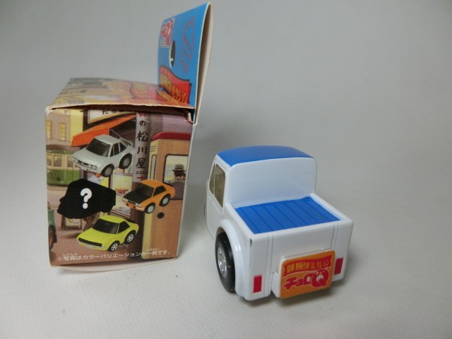 Takara Choro-Q Daihatsu Midget (White, Light Blue Roof and Bed) Lawson Minicar