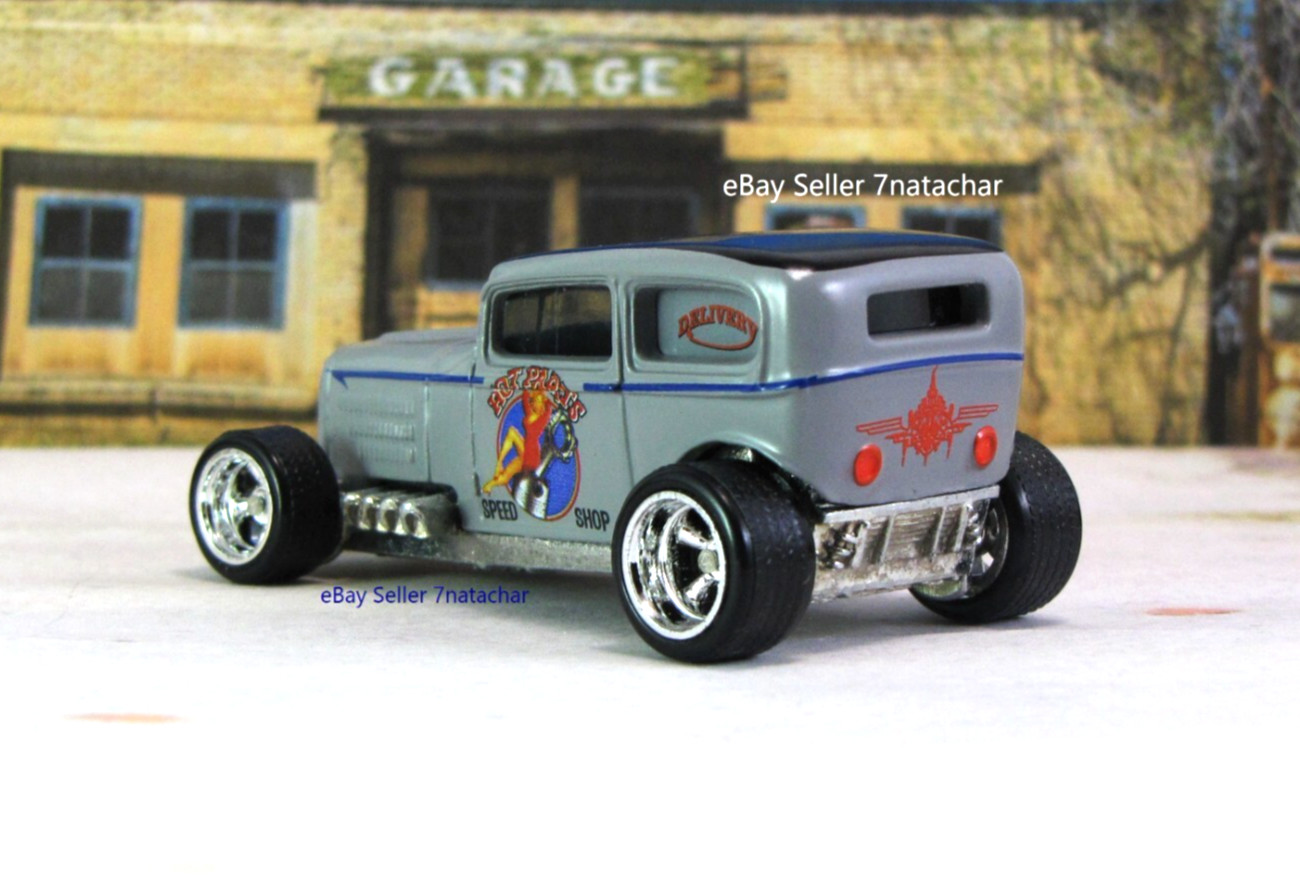 Ford Garage 1932 Flathead Hot Rod Shop Parts Delivery Pinup Art Truck Model