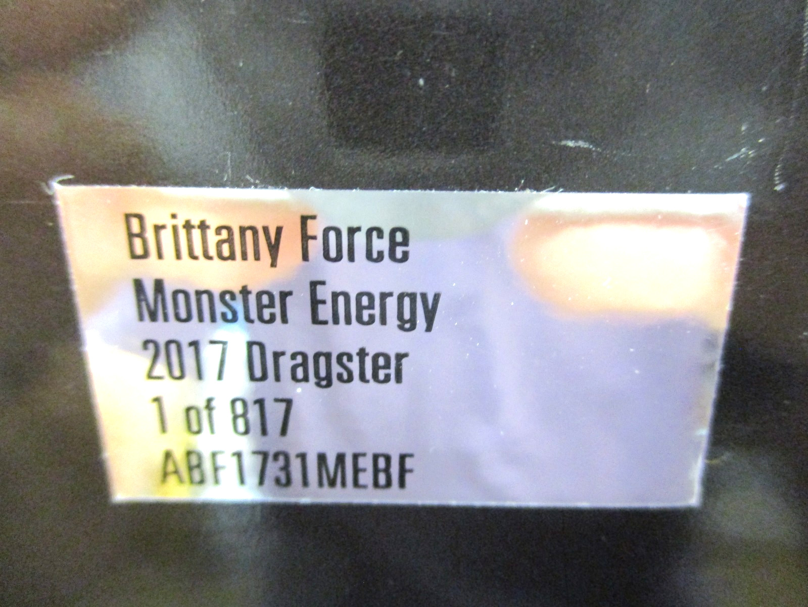 LIONEL RACING – BRITTANY FORCE MONSTER ENERGY NHRA TOP FUEL DRAGSTER – 1/32