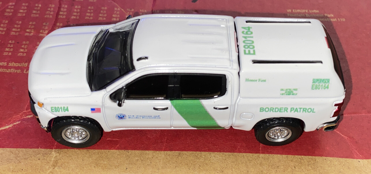 Kitbash 1/64 2022 Silverado US CUSTOMS & BORDER PROTECTION Homeland Security