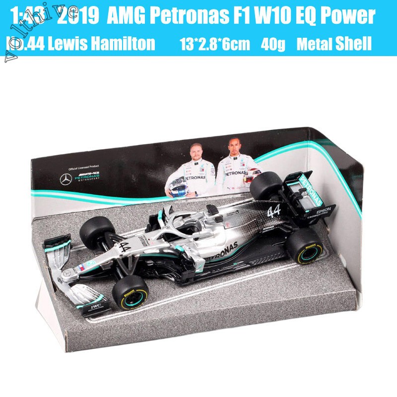 Bburago 1:43 Mercedes AMG W07 W10 W14 W15 #44 Lewis Hamilton F1 Collect Model